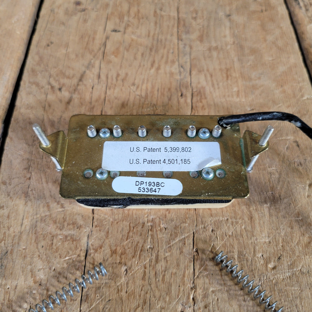 DiMarzio DP193BS Air Norton Humbucker NOS Zebra 2010s