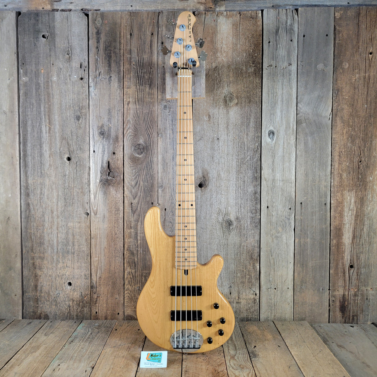 Lakland 2007 Skyline 55-01 5-String Bass Natural Excellent
