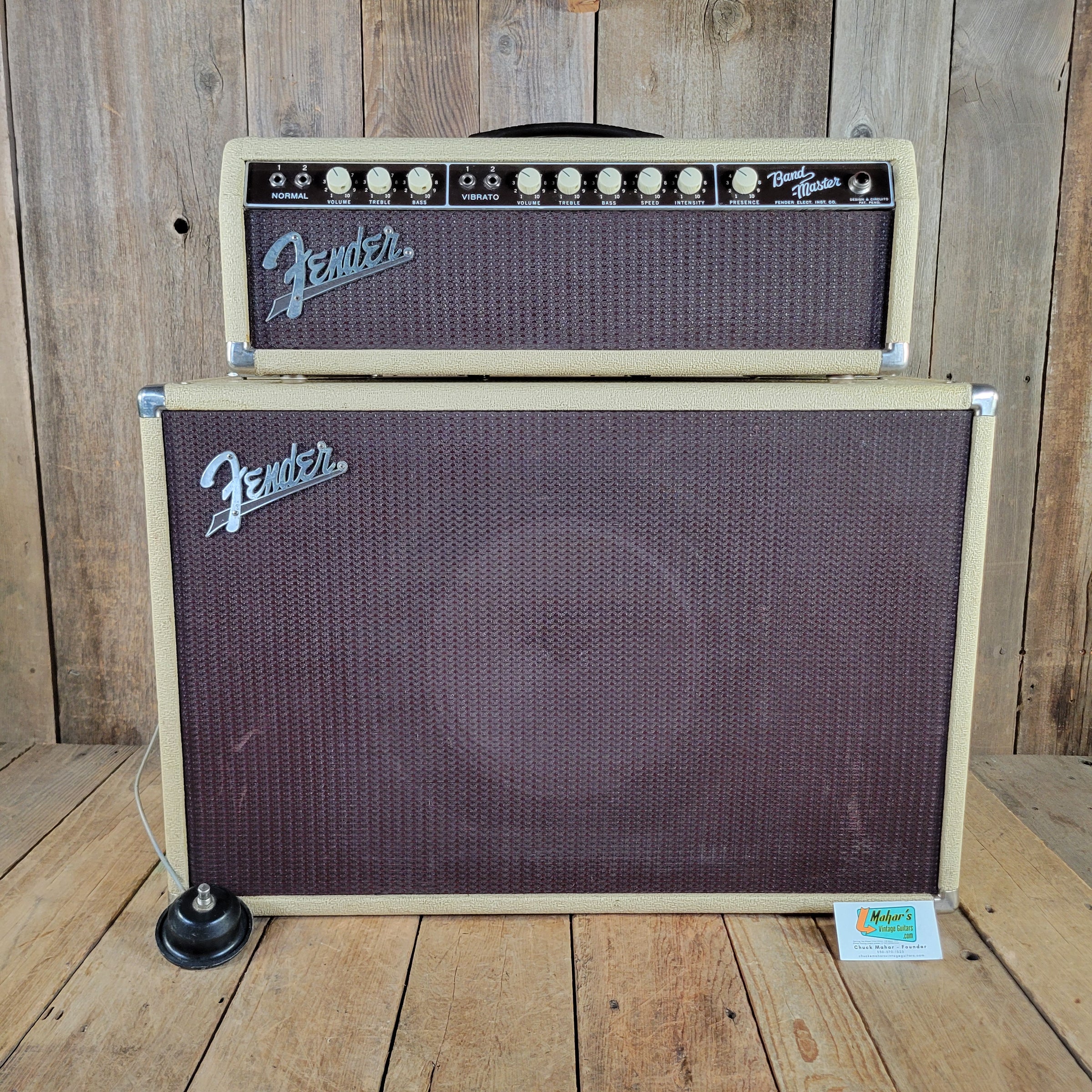 Fender 1961 Bandmaster 6G7 Vintage Amp w/ Tone Ring Cab