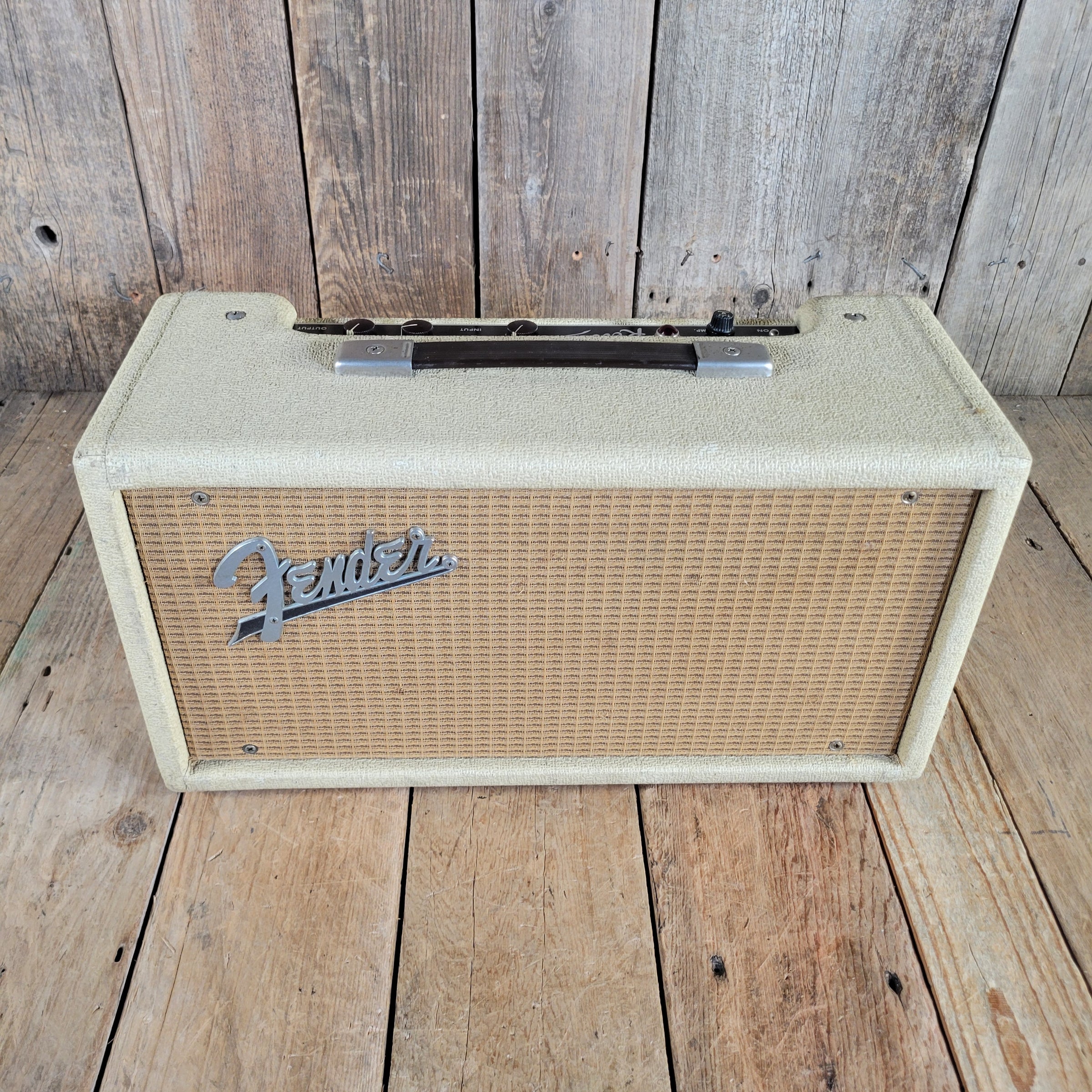 Fender Reverb Unit 6G15 1963 Rough White Tolex