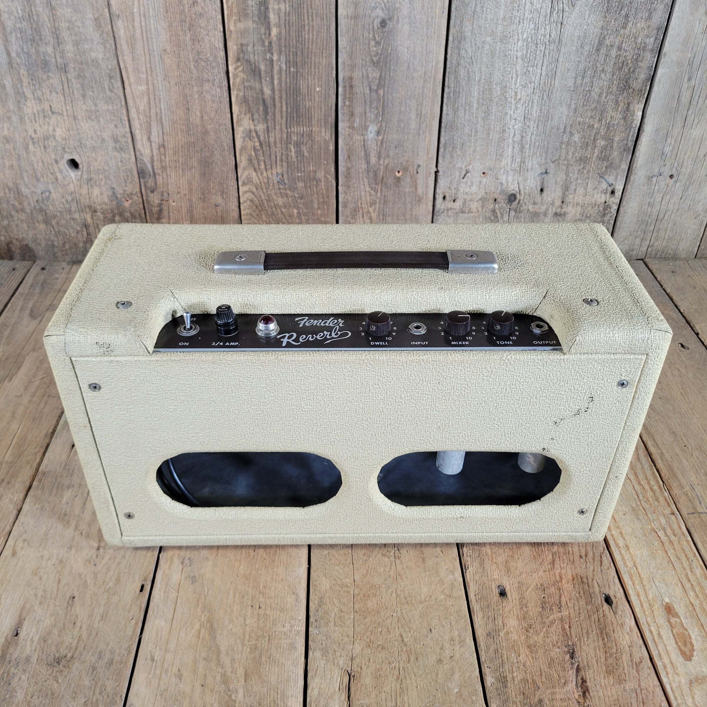 Fender Reverb Unit 6G15 1963 Rough White Tolex