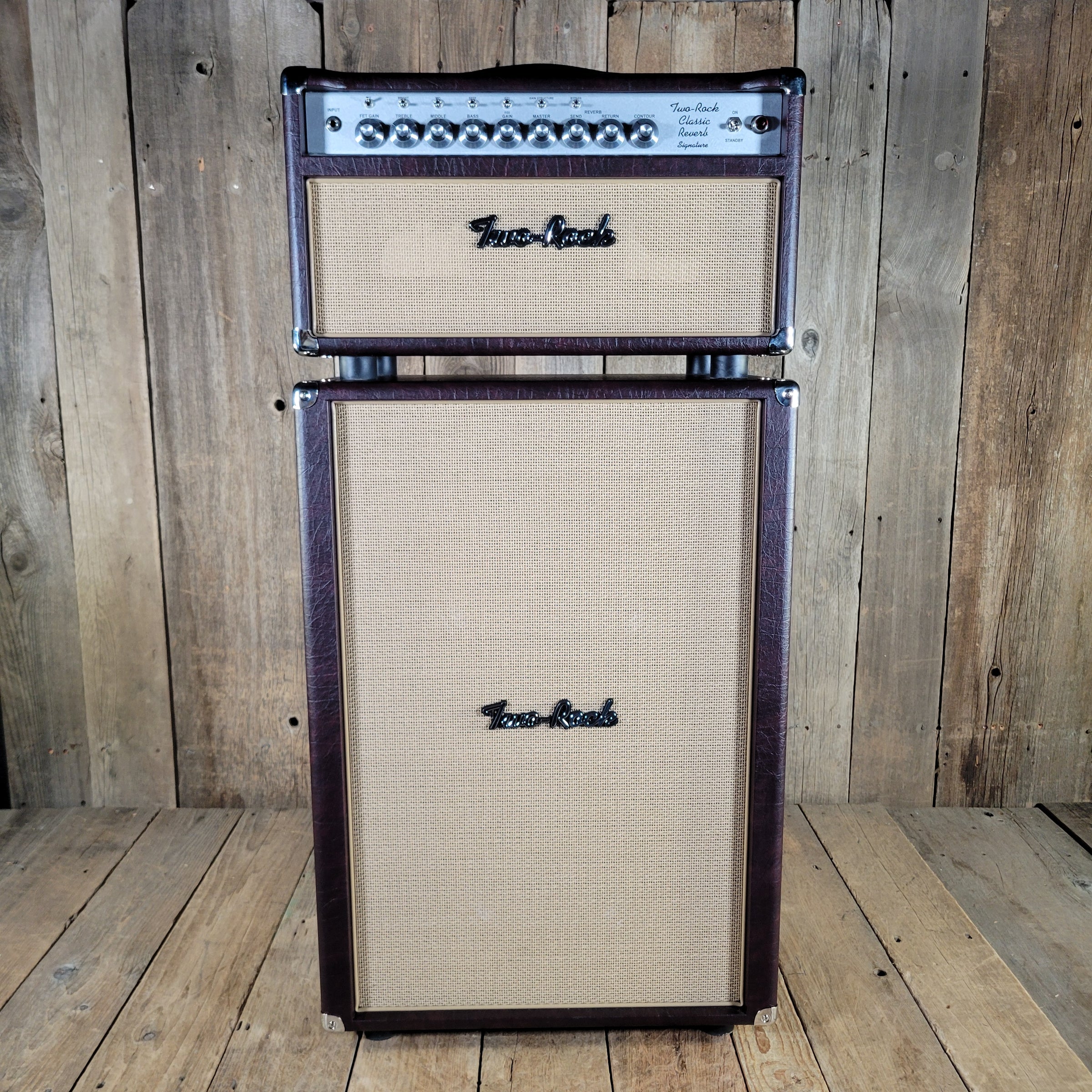 Two Rock 2025 2x12 Vertical Cab Wine Taurus Tolex Cane Grille