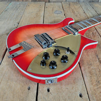 Rickenbacker 2023 660 6 String Fireglo Flamed, Original Case Near Mint