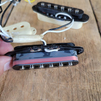 Fender Stratocaster Noiseless Pickup Set (3) with covers & Screws