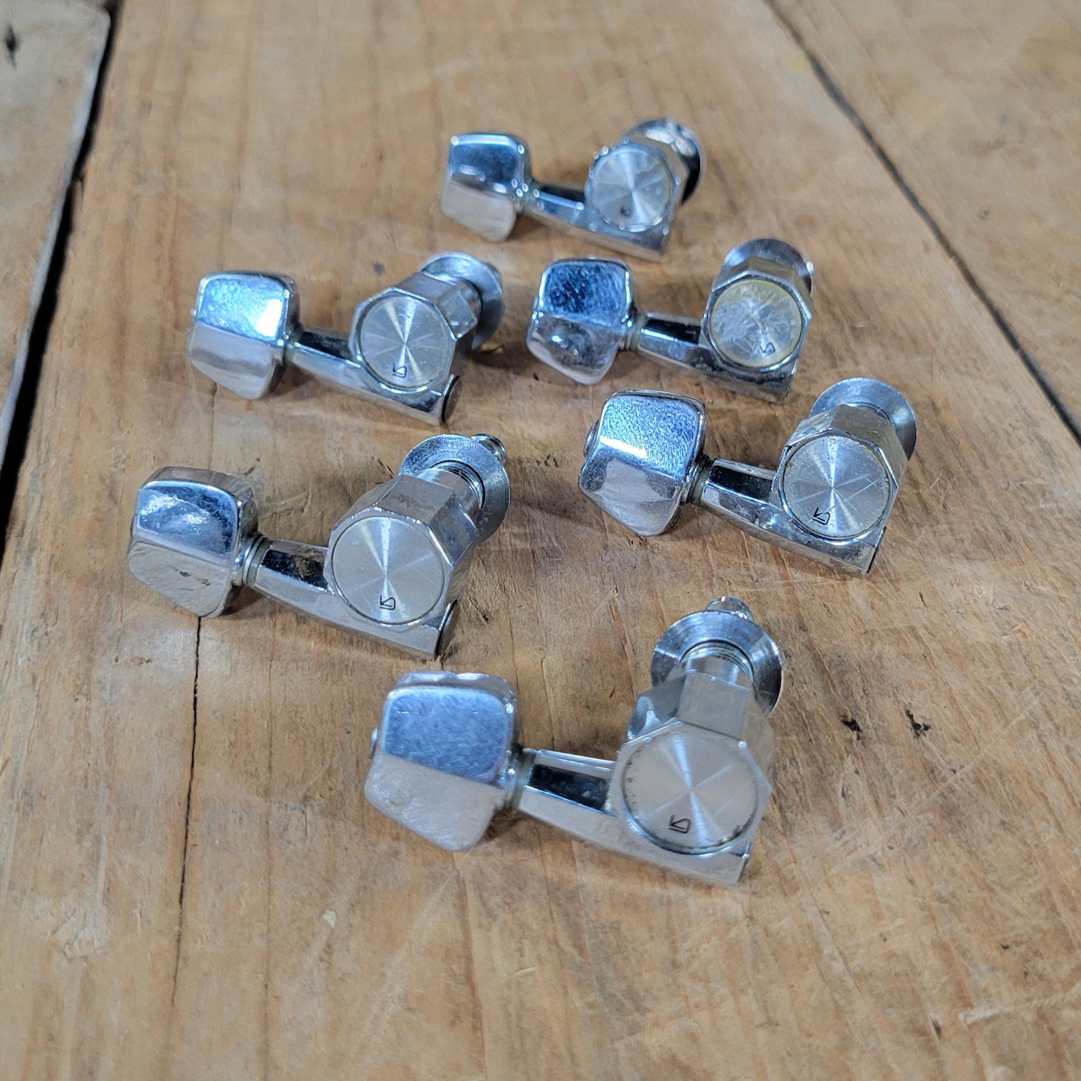 Ping 1970s 6 In Line Tuners Tuning Pegs Chrome