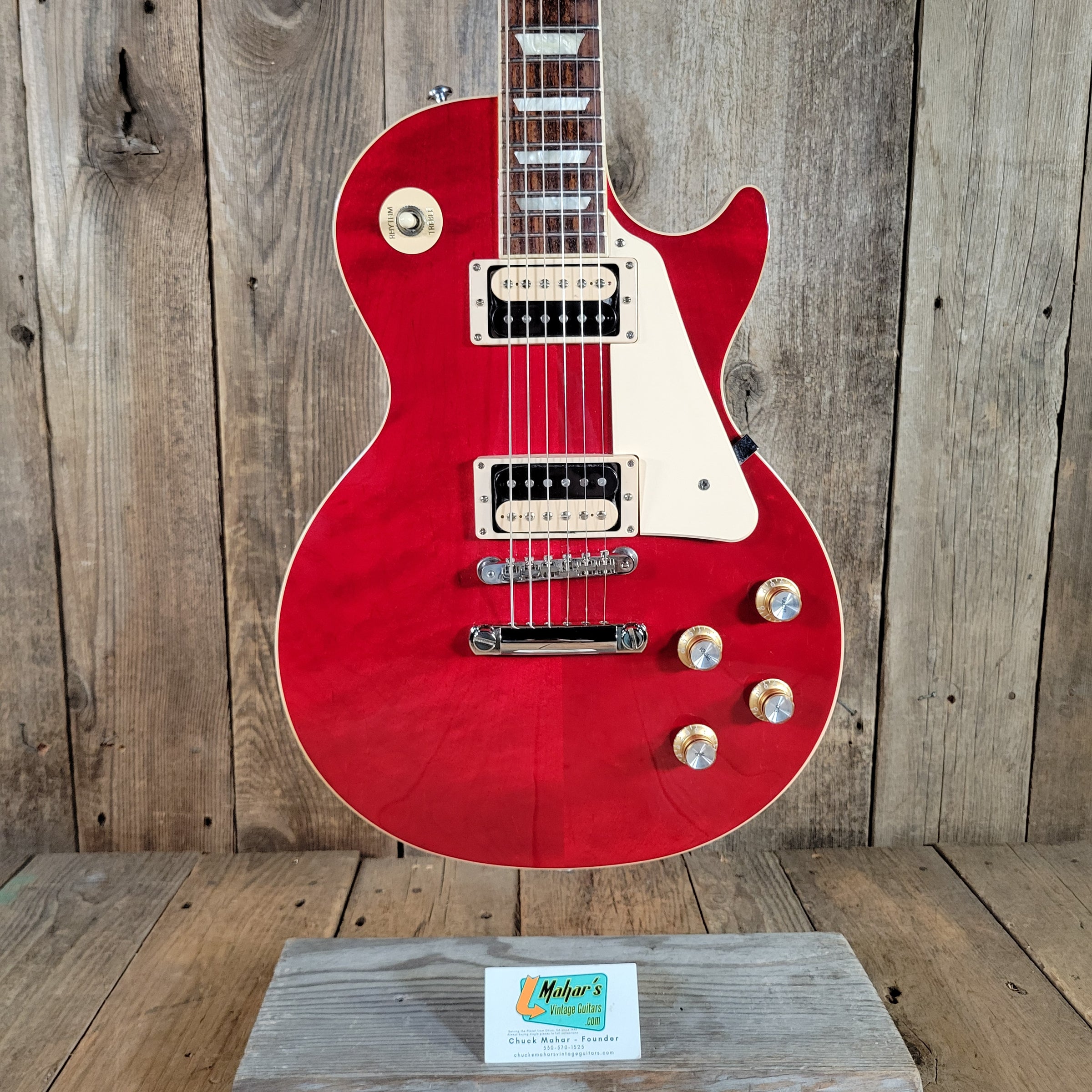 Gibson 2020 Les Paul Classic Transparent Cherry All Original, Near Mint