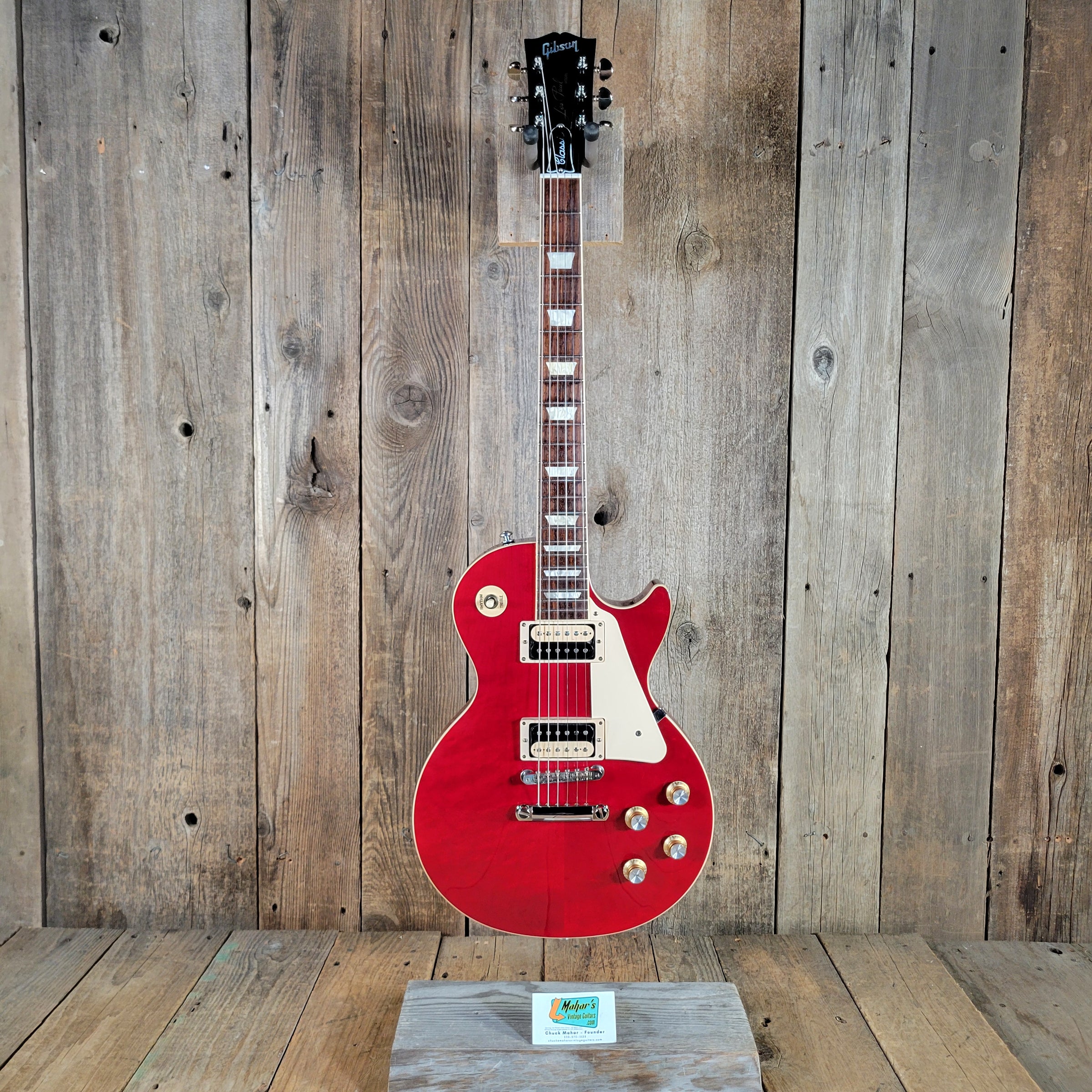 Gibson 2020 Les Paul Classic Transparent Cherry All Original, Near Mint