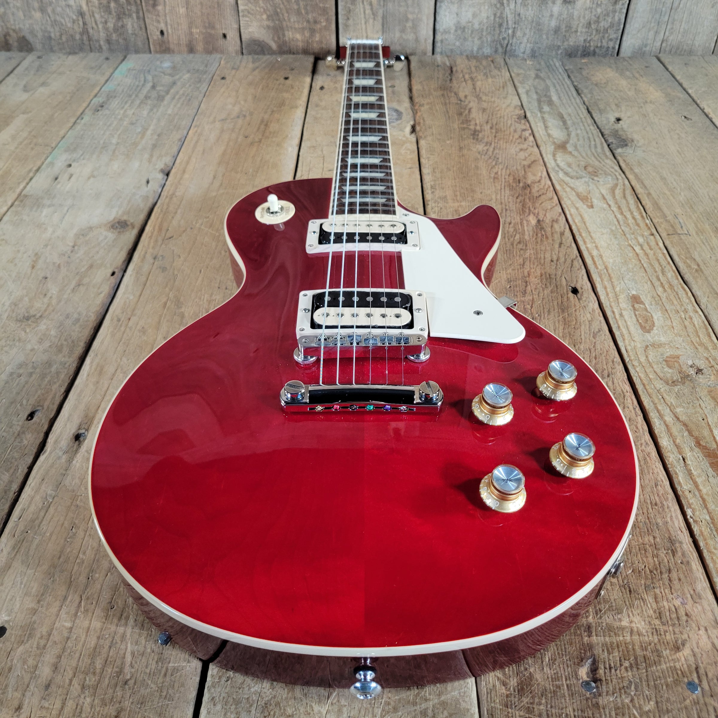 Gibson 2020 Les Paul Classic Transparent Cherry All Original, Near Mint