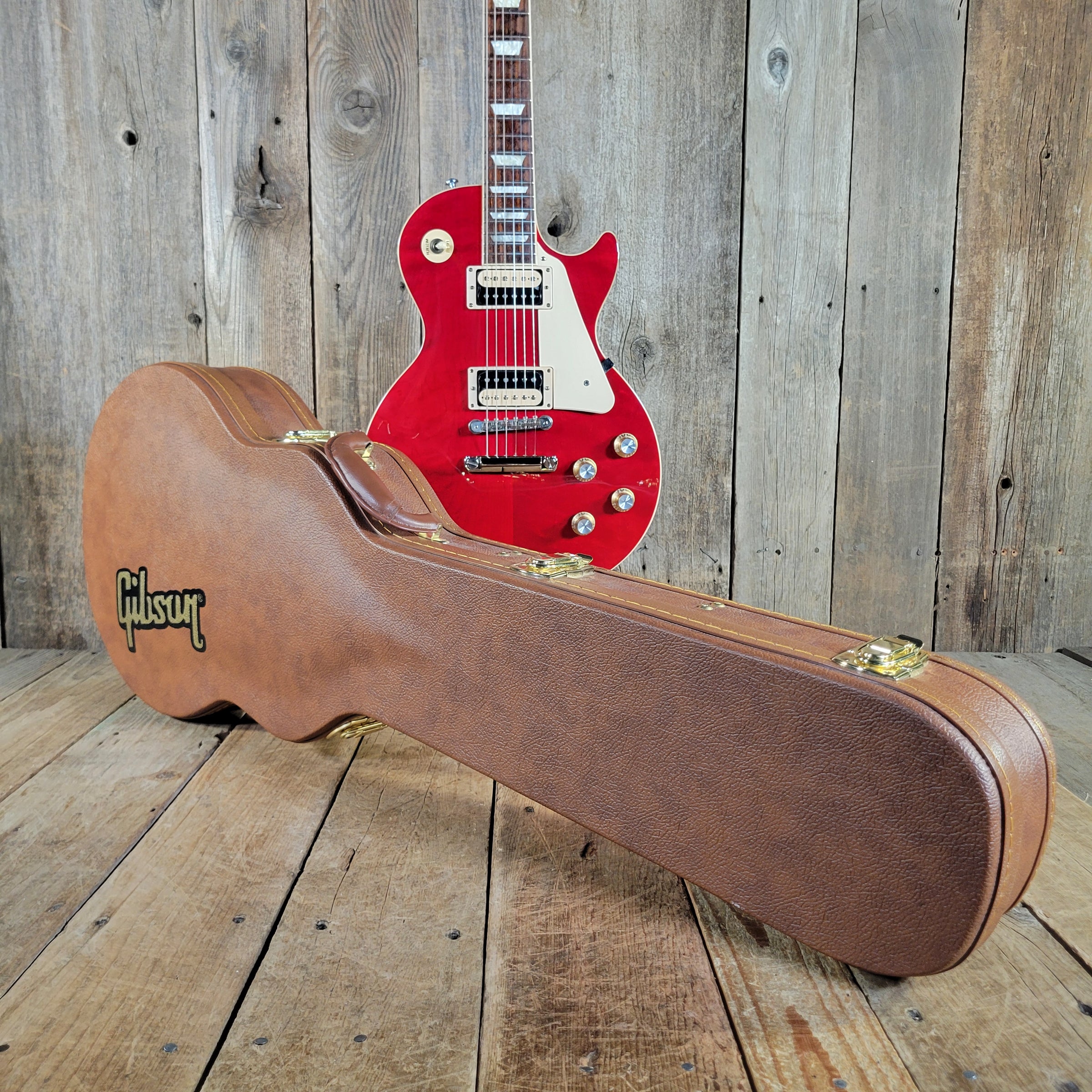Gibson 2020 Les Paul Classic Transparent Cherry All Original, Near Mint