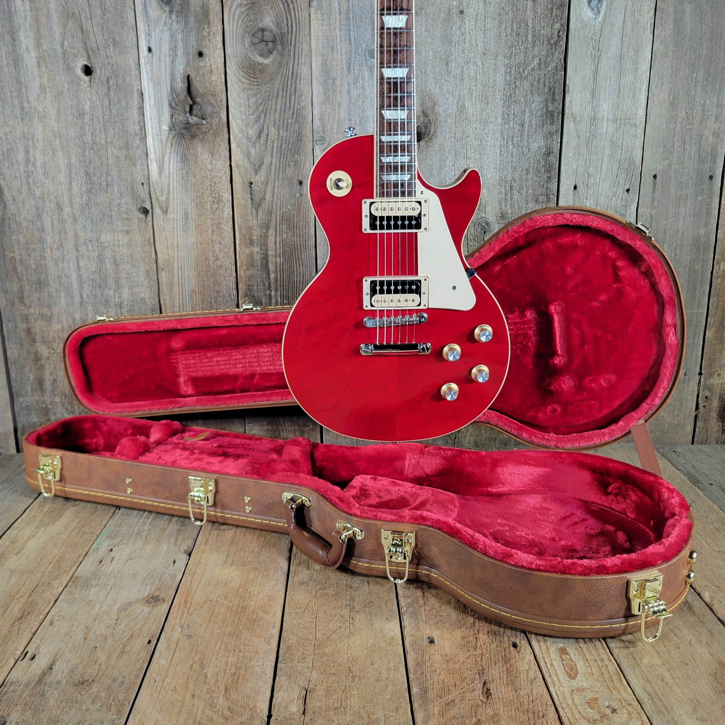Gibson 2020 Les Paul Classic Transparent Cherry All Original, Near Mint