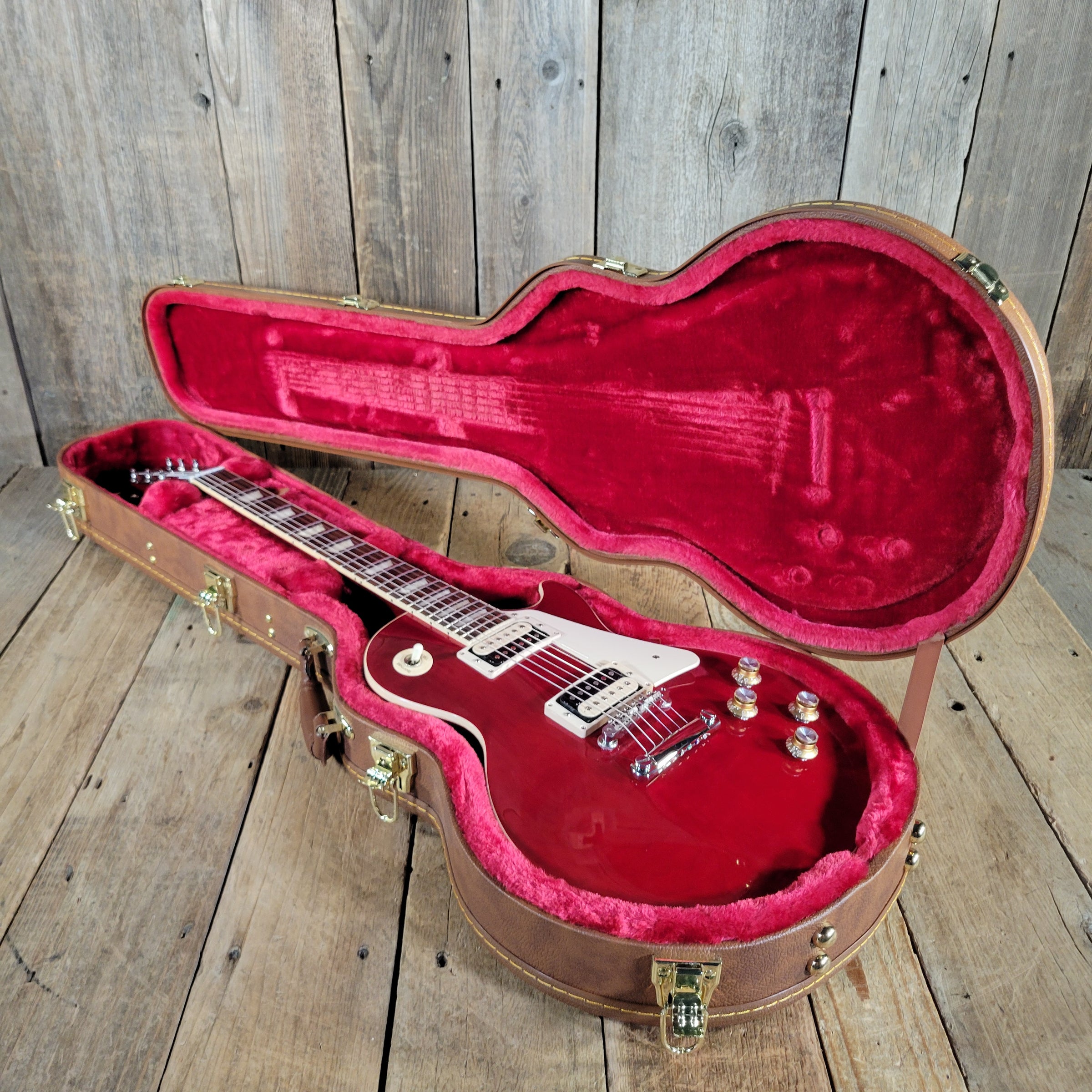 Gibson 2020 Les Paul Classic Transparent Cherry All Original, Near Mint