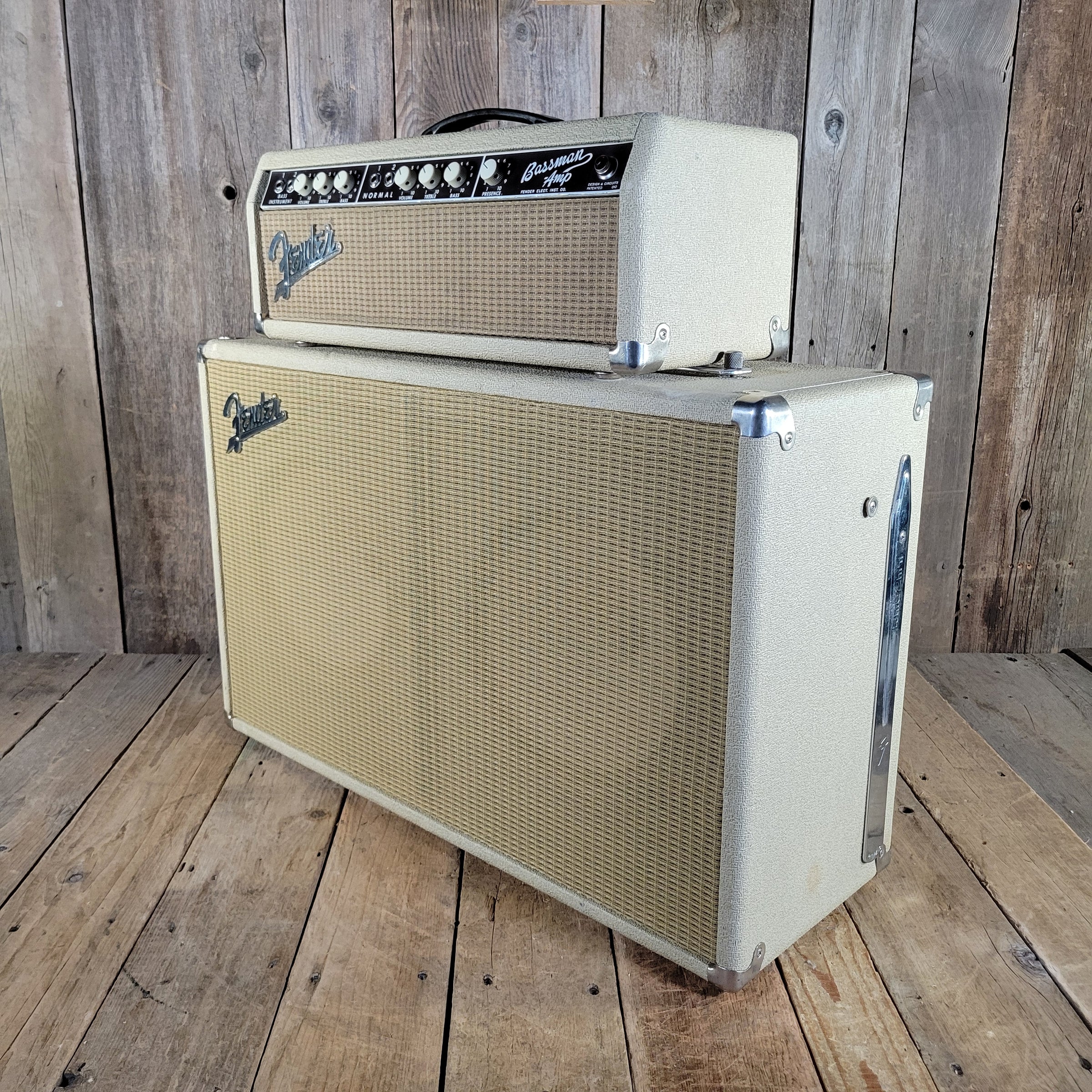 Fender 1962 Bassman 6G6-B Head & Cabinet 2x12 Cabinet, Very Good