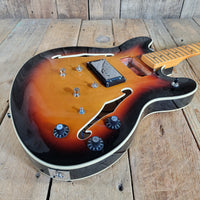 Squier Fender Classic Vibe Starcaster 2023 Semi-Hollow Guitar, poor