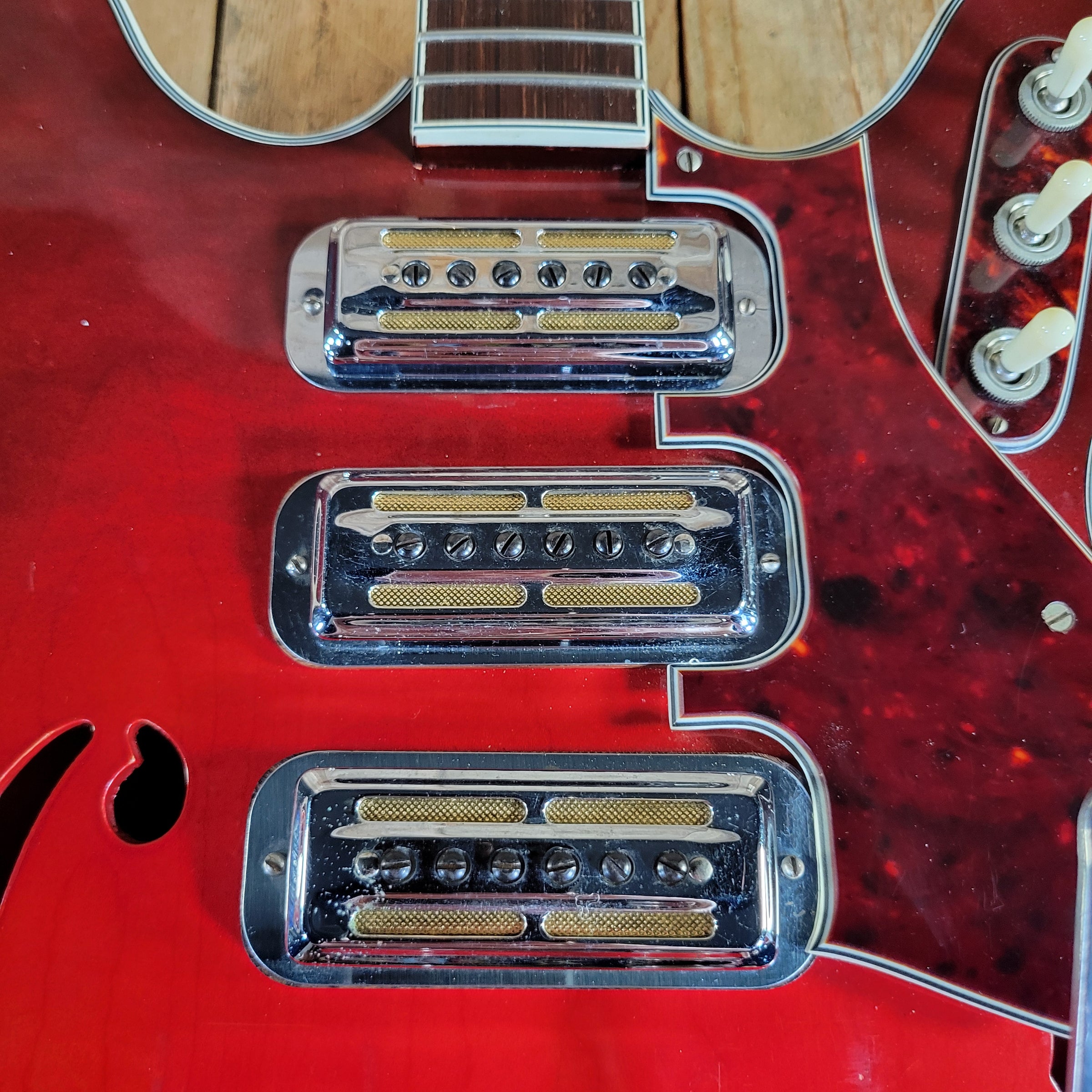 Airline 1965 Model H-78 Redburst Electric Guitar, Excellent