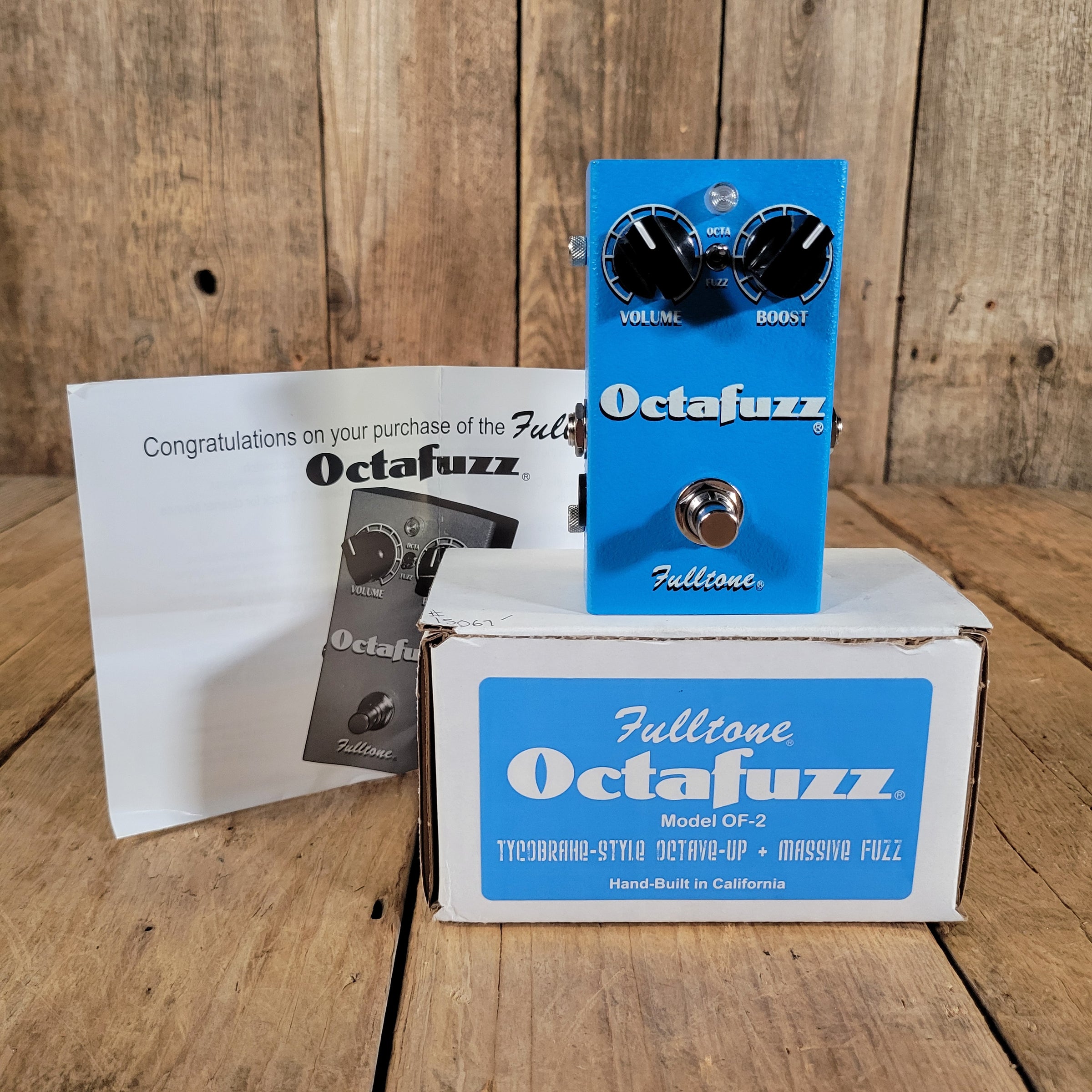 Fulltone 2020 OctaFuzz OF-2 in Box, Near Mint