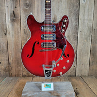 Airline 1965 Model H-78 Redburst Electric Guitar, Excellent