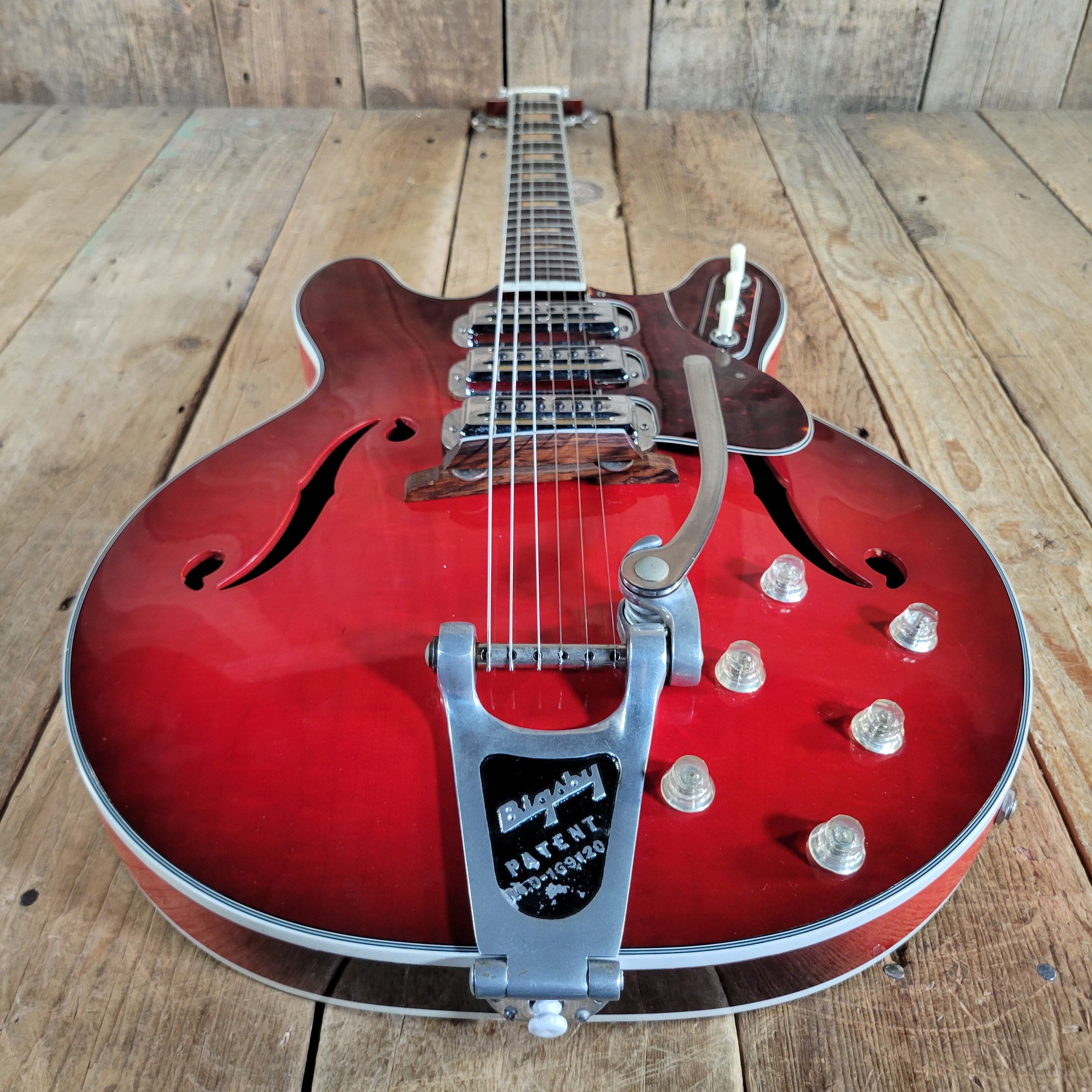 Airline 1965 Model H-78 Redburst Electric Guitar, Excellent