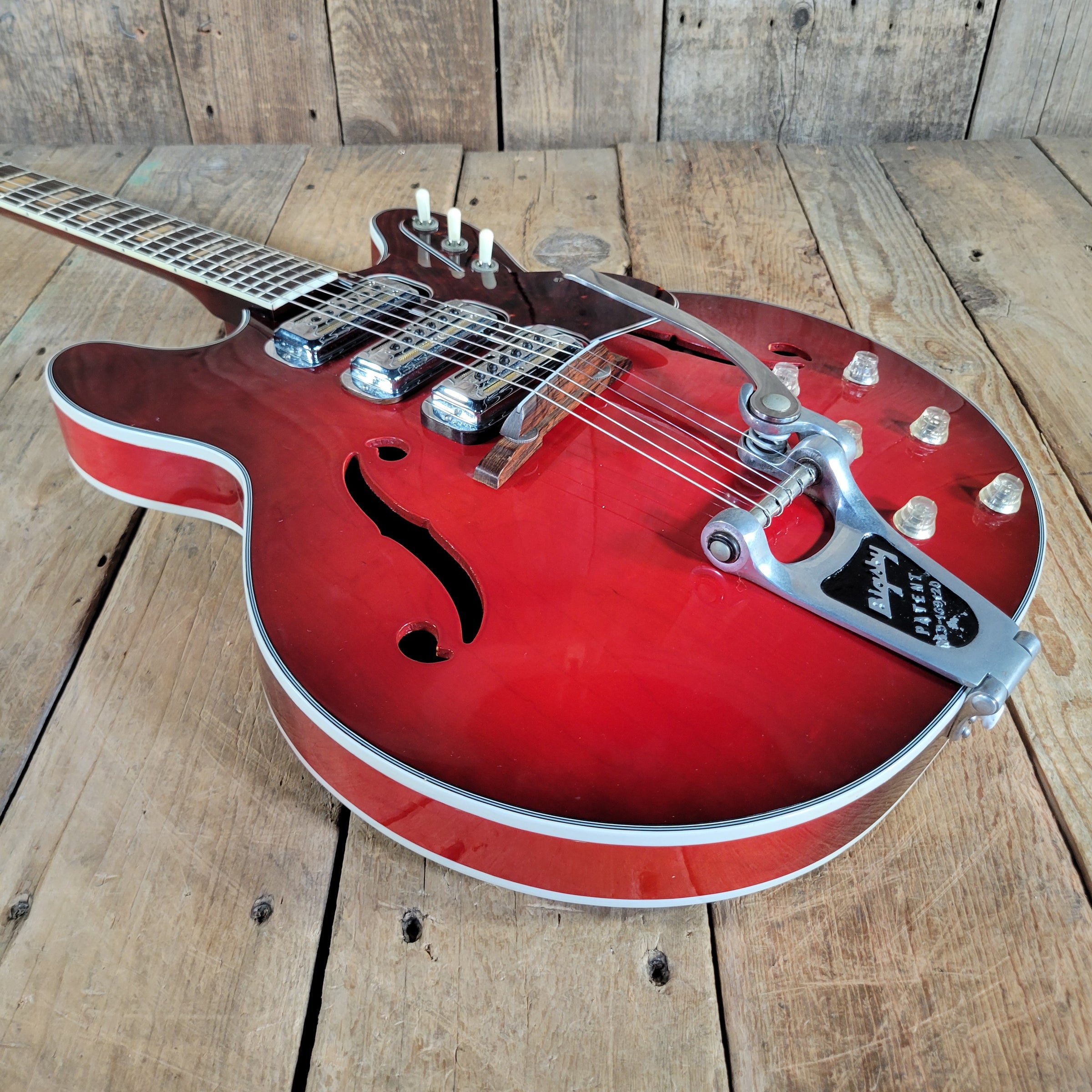 Airline 1965 Model H-78 Redburst Electric Guitar, Excellent
