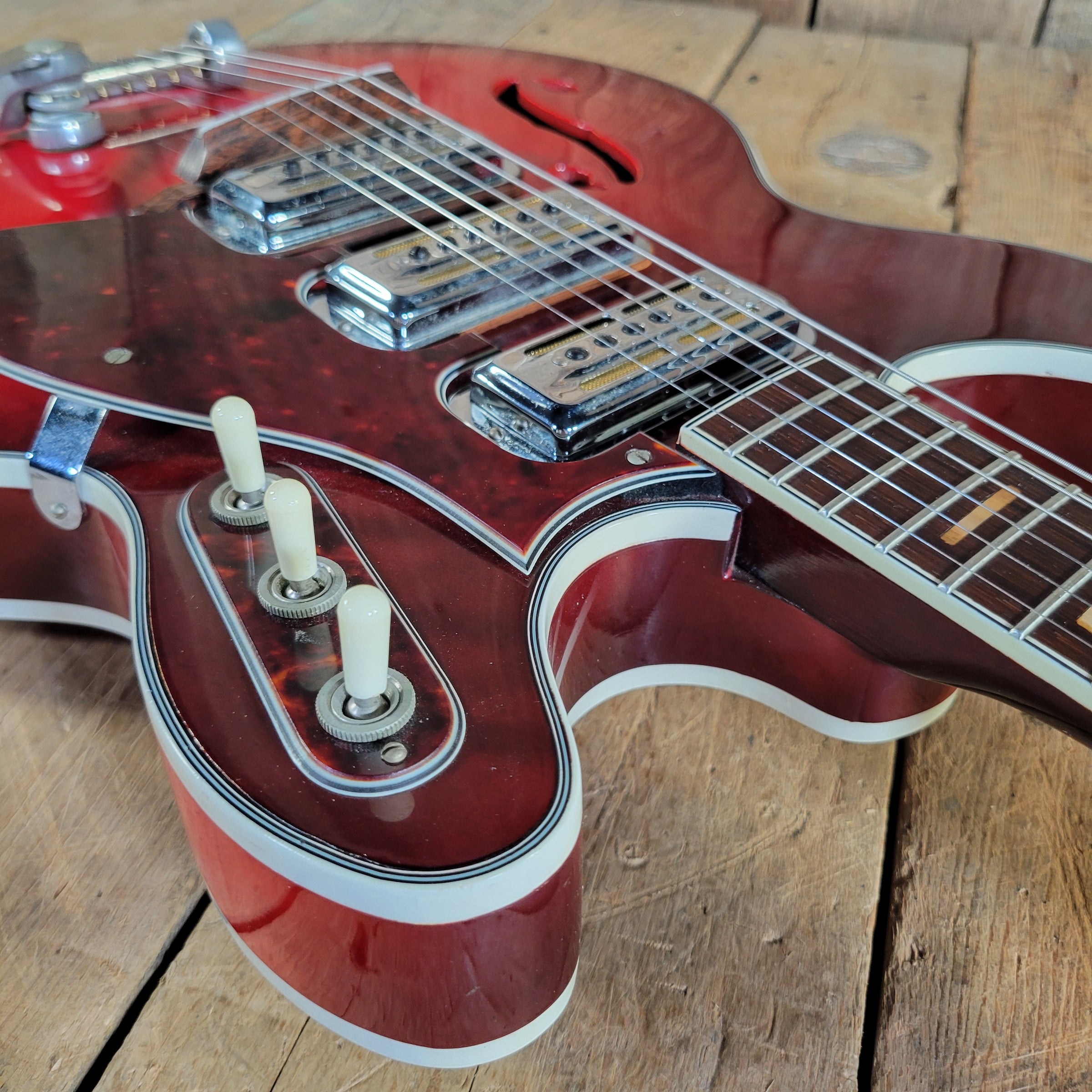 Airline 1965 Model H-78 Redburst Electric Guitar, Excellent