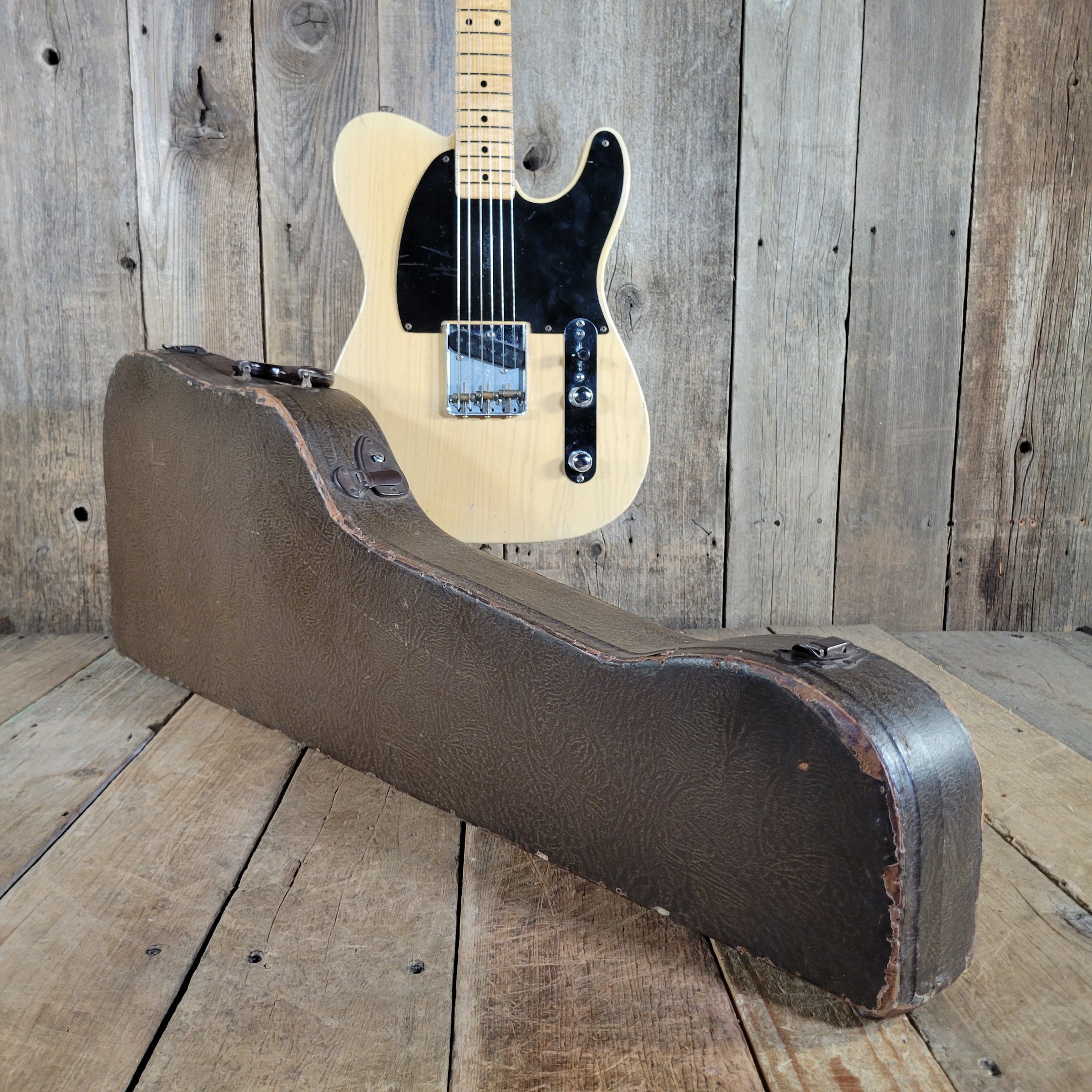 Fender 1953 Esquire Blackguard All Original w/ Original Poodle Case, Excellent