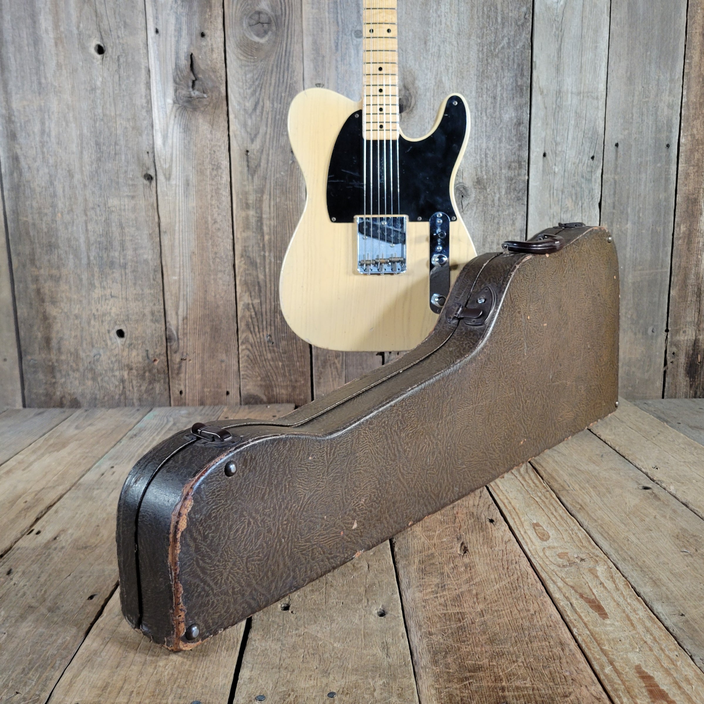 Fender 1953 Esquire Blackguard All Original w/ Original Poodle Case, Excellent