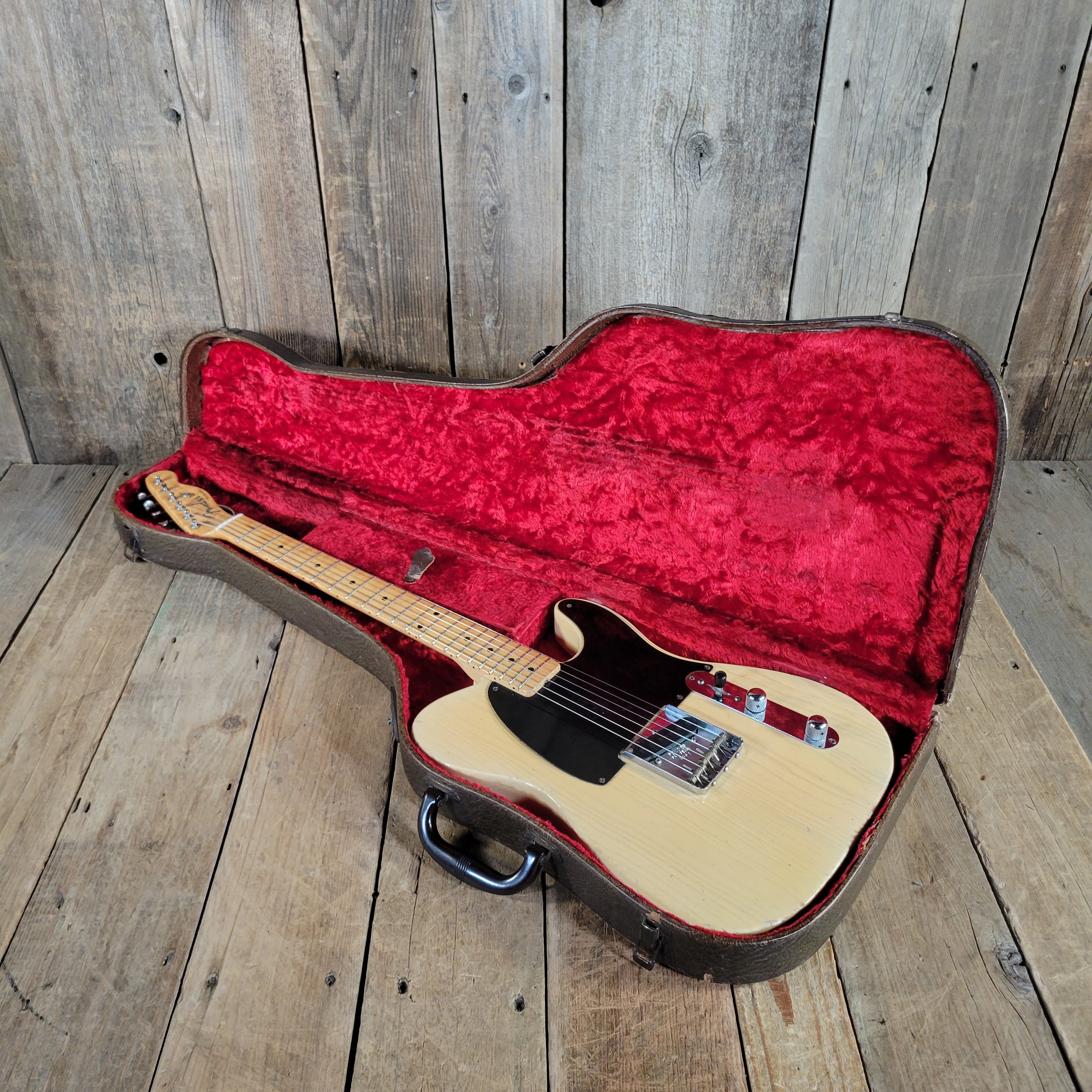 Fender 1953 Esquire Blackguard All Original w/ Original Poodle Case, Excellent