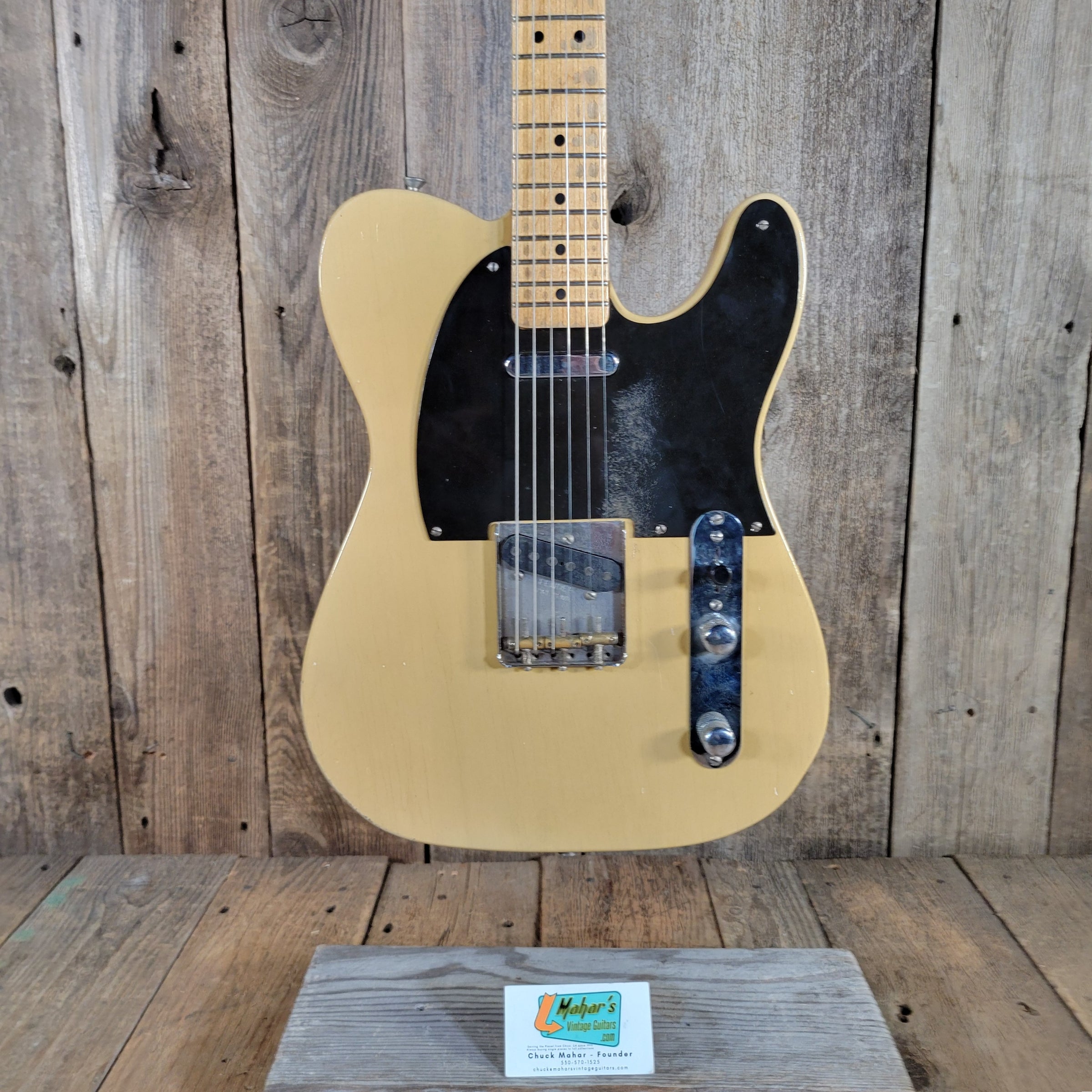 Carson Hess 2023 Nocaster Blackguard Telecaster Replica Blonde Near Mint