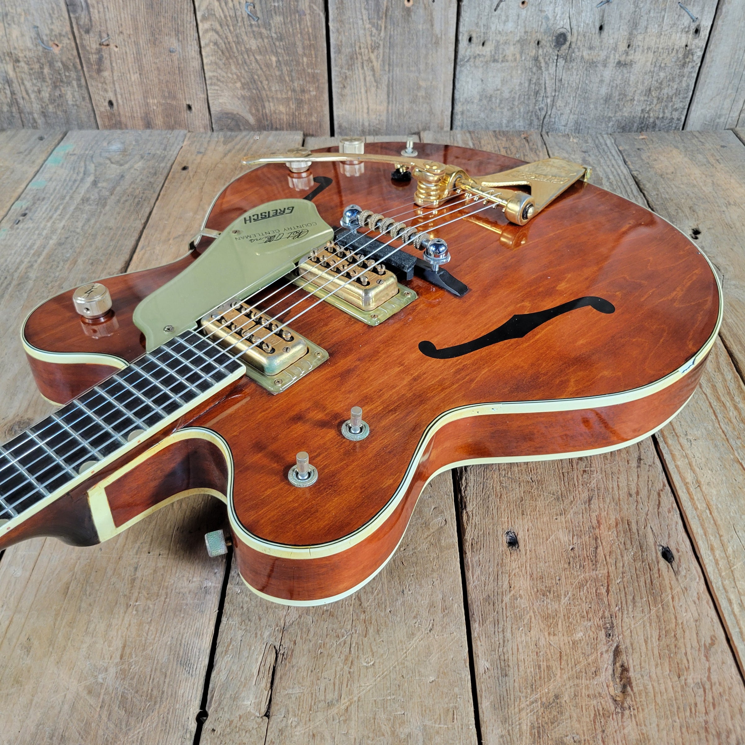 Gretsch 1967 6122 Chet Atkins Country Gentleman Walnut Project w/ Anvil Case