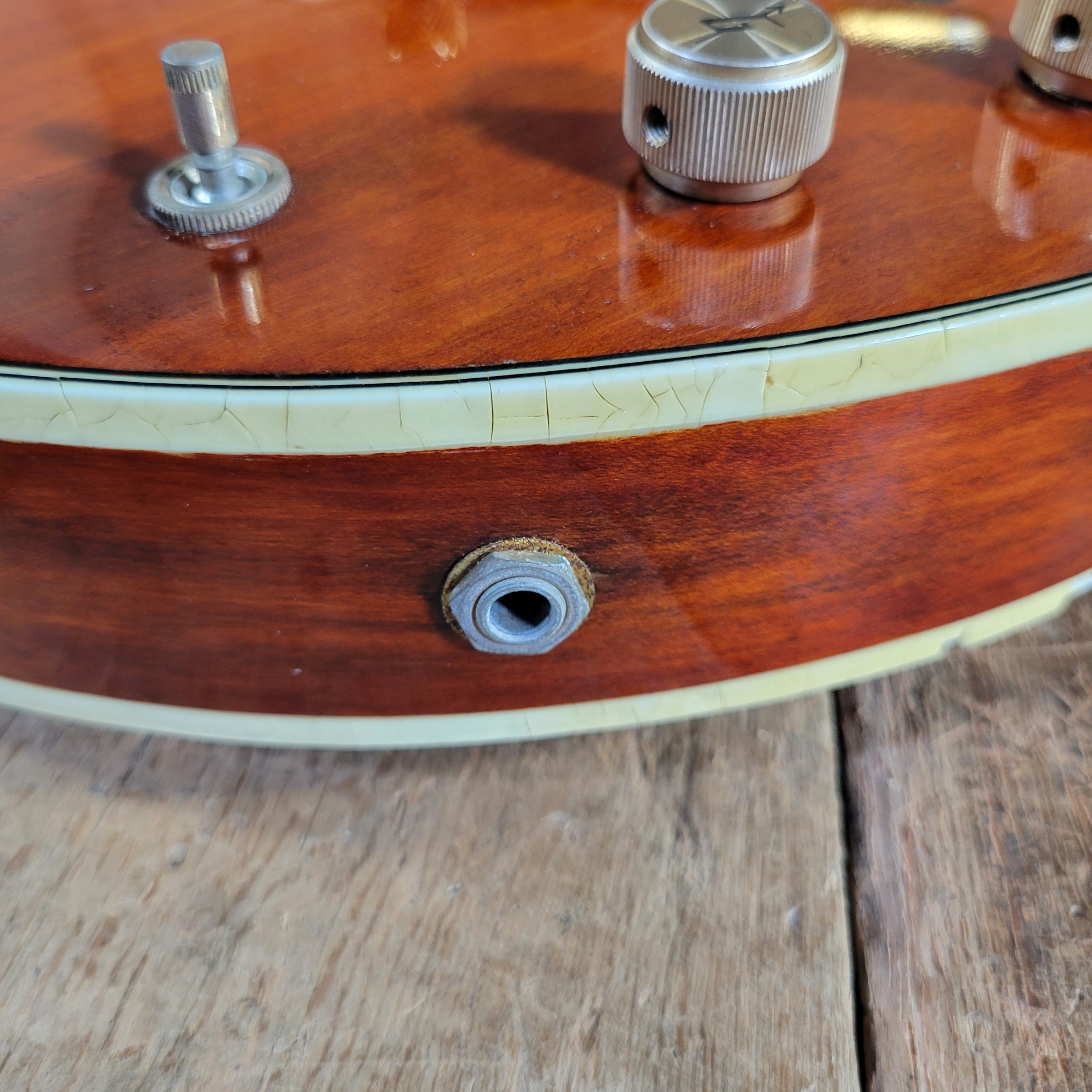 Gretsch 1967 6122 Chet Atkins Country Gentleman Walnut Project w/ Anvil Case