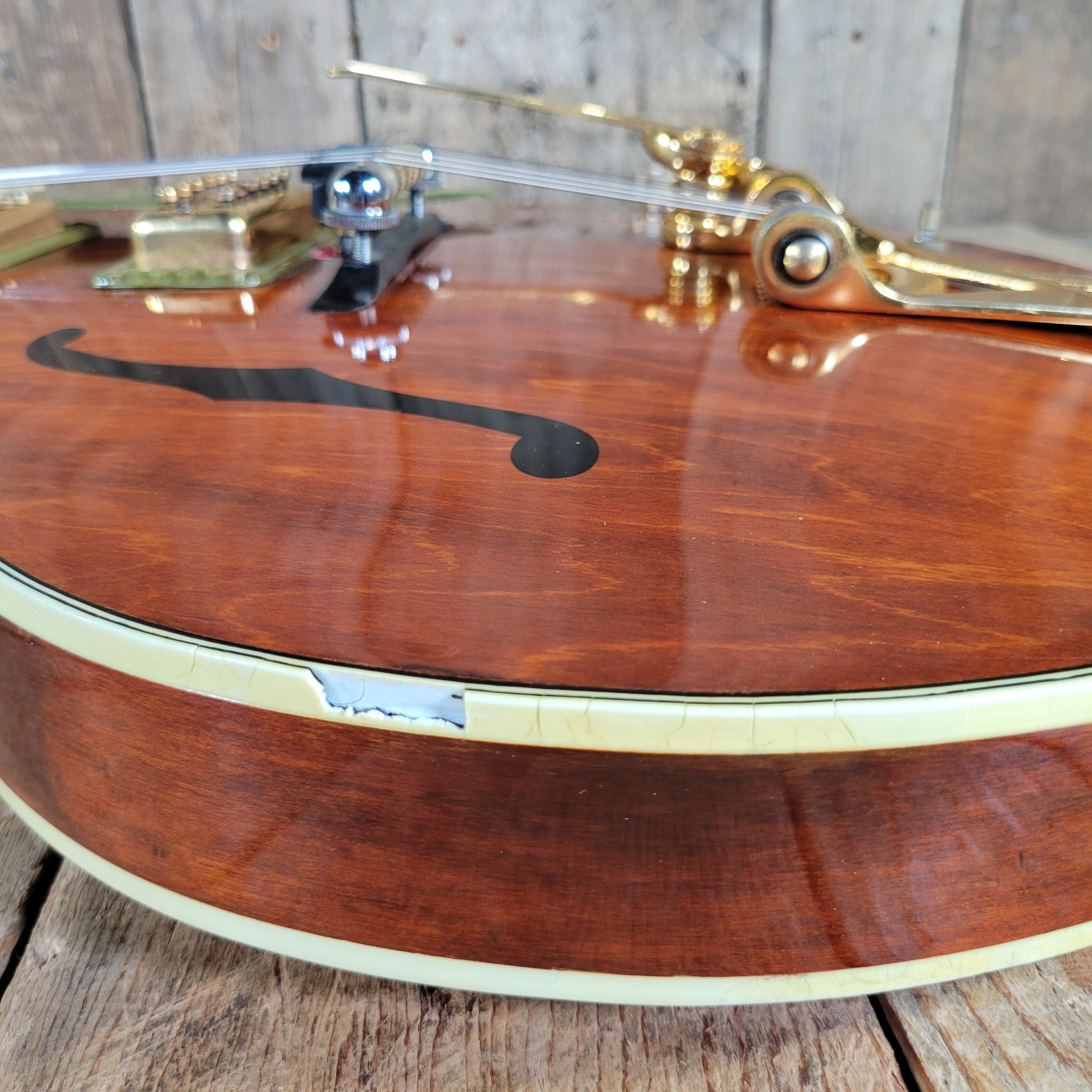 Gretsch 1967 6122 Chet Atkins Country Gentleman Walnut Project w/ Anvil Case