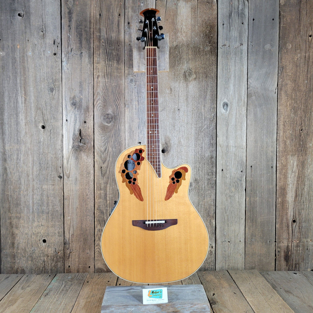 Ovation 2003 Standard Elite LX #6778-LX Salesman Sample Natural Near Mint