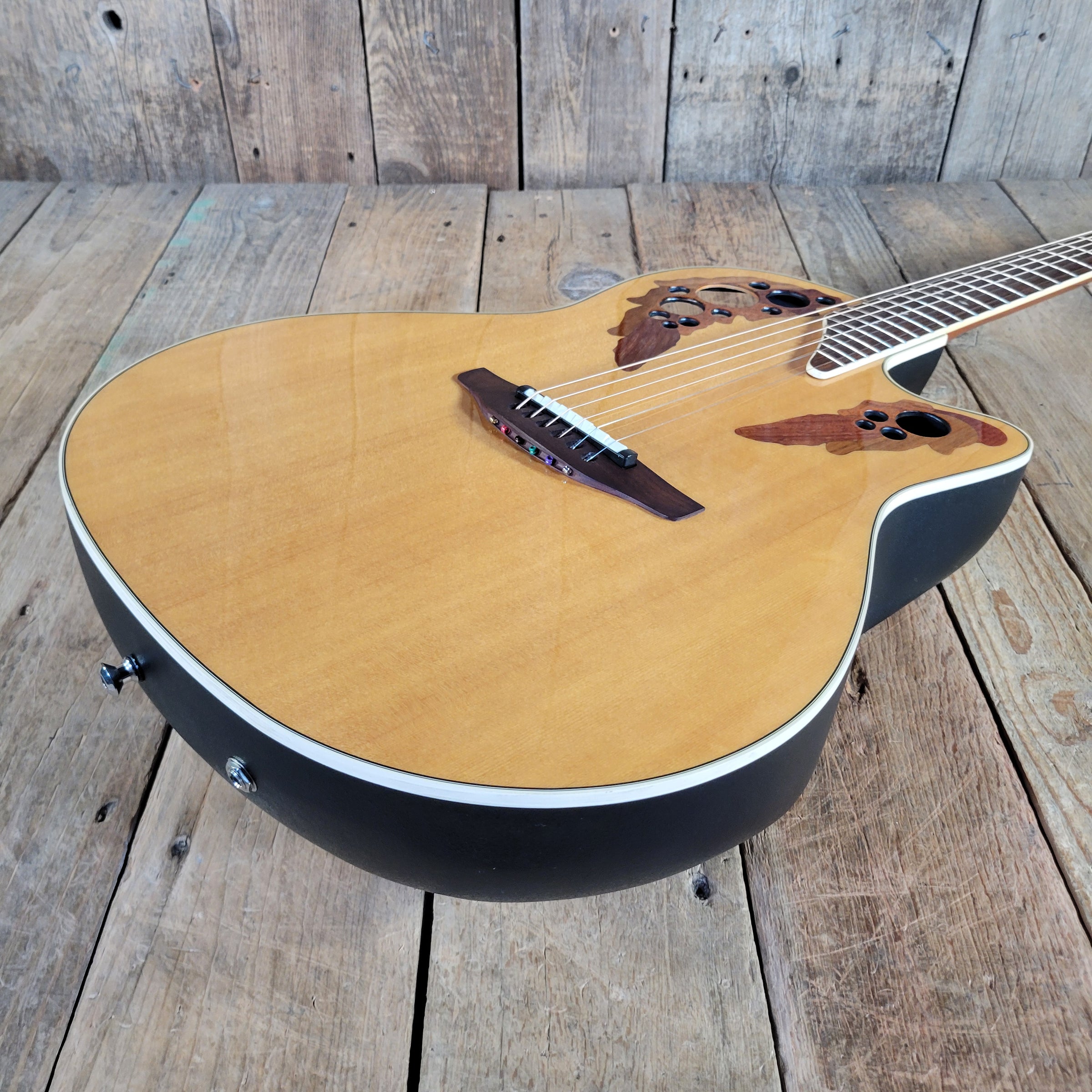 Ovation 2003 Standard Elite LX #6778-LX Salesman Sample Natural Near Mint