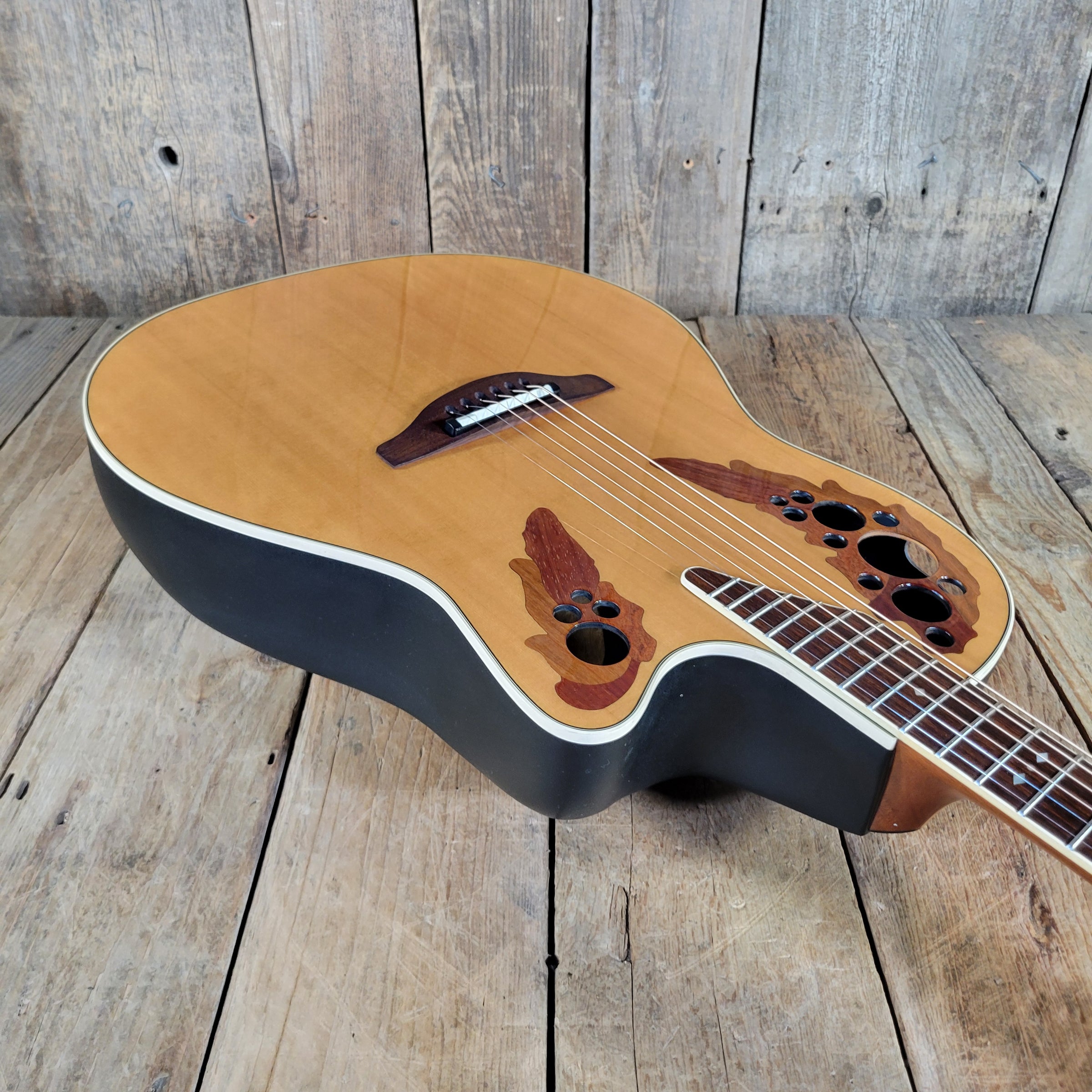 Ovation 2003 Standard Elite LX #6778-LX Salesman Sample Natural Near Mint