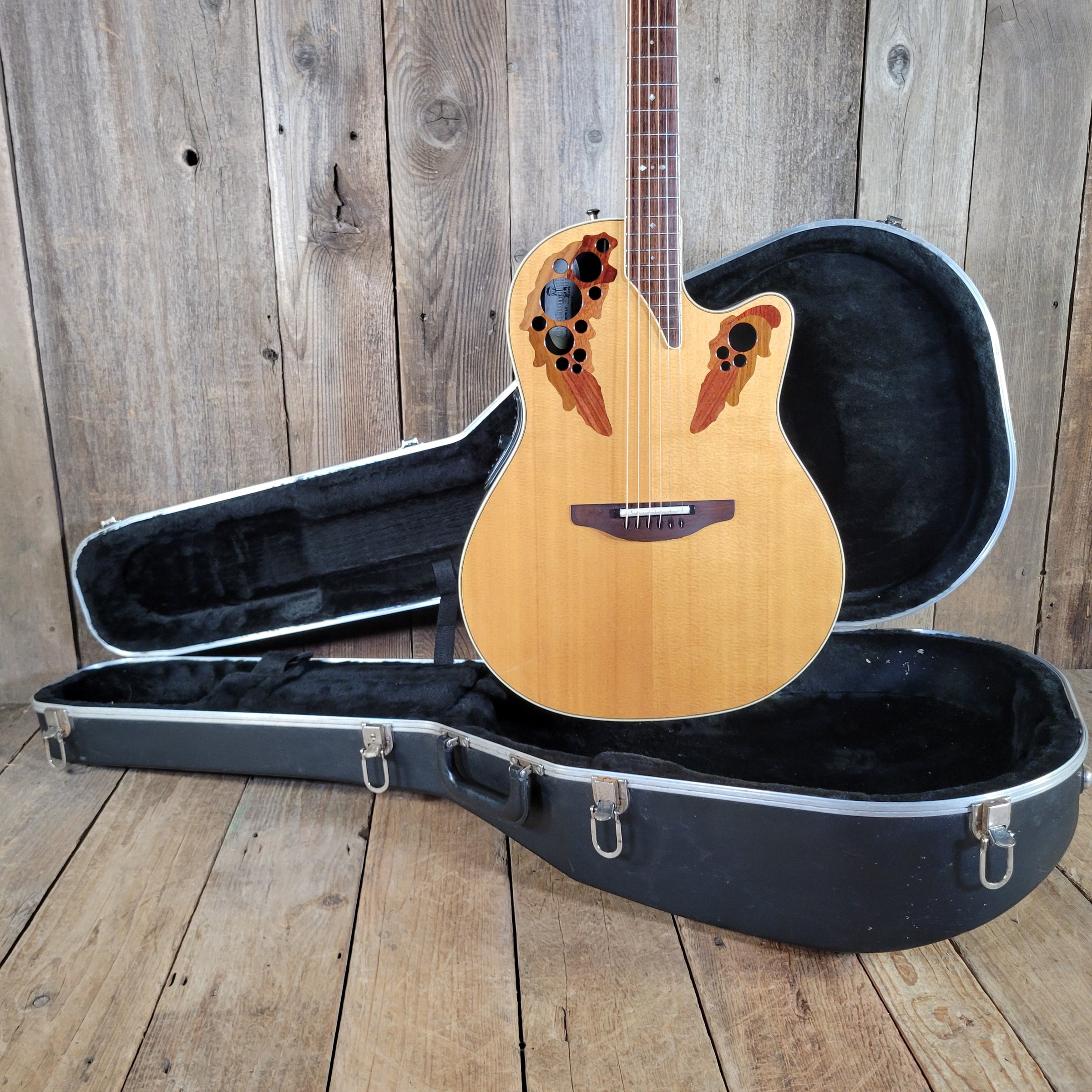 Ovation 2003 Standard Elite LX #6778-LX Salesman Sample Natural Near Mint