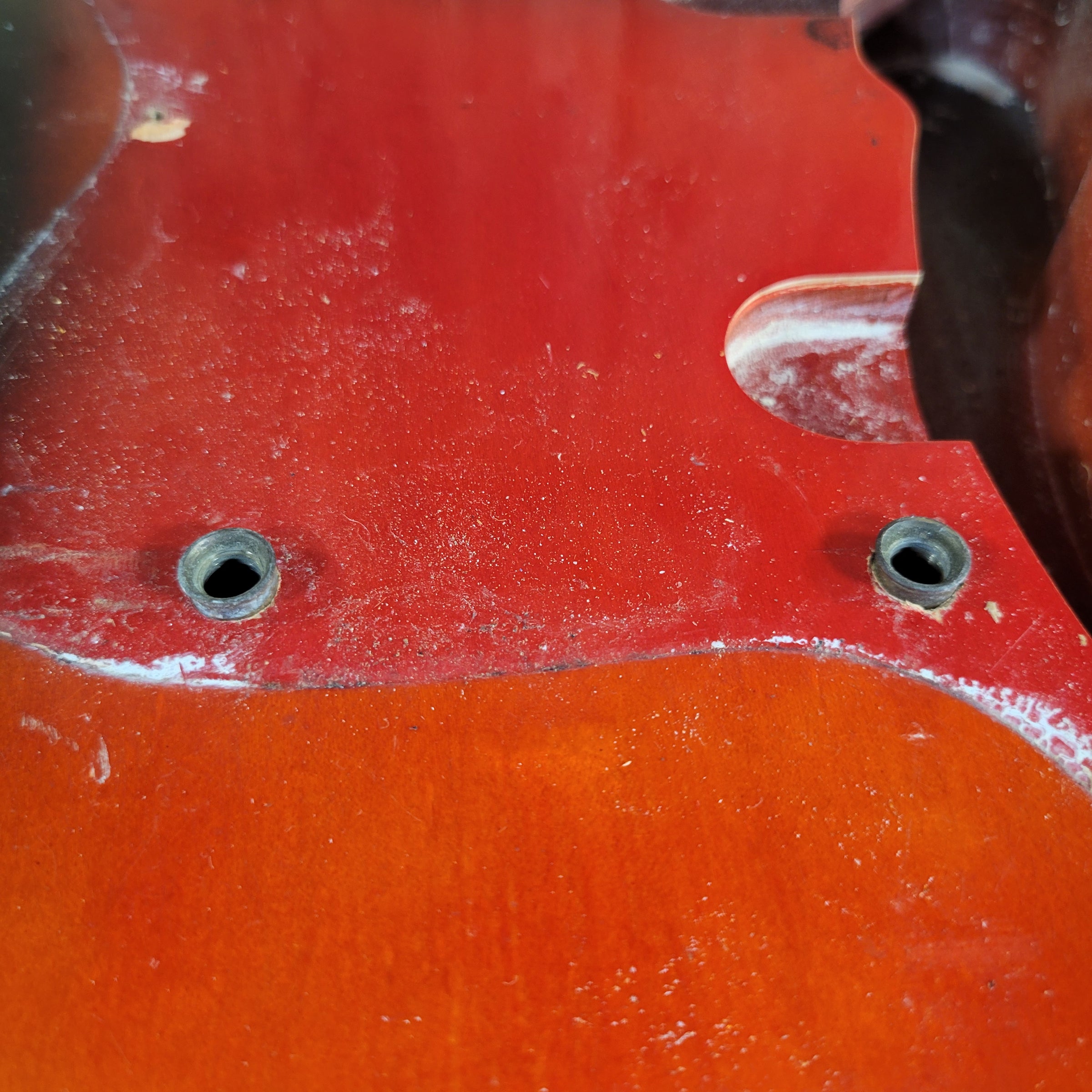Harmony 1965 Bobkat H-15 Body and Neck, Sunburst, Husk Project