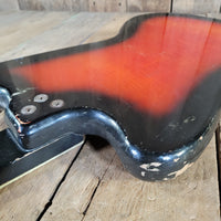 Harmony 1965 Bobkat H-15 Body and Neck, Sunburst, Husk Project