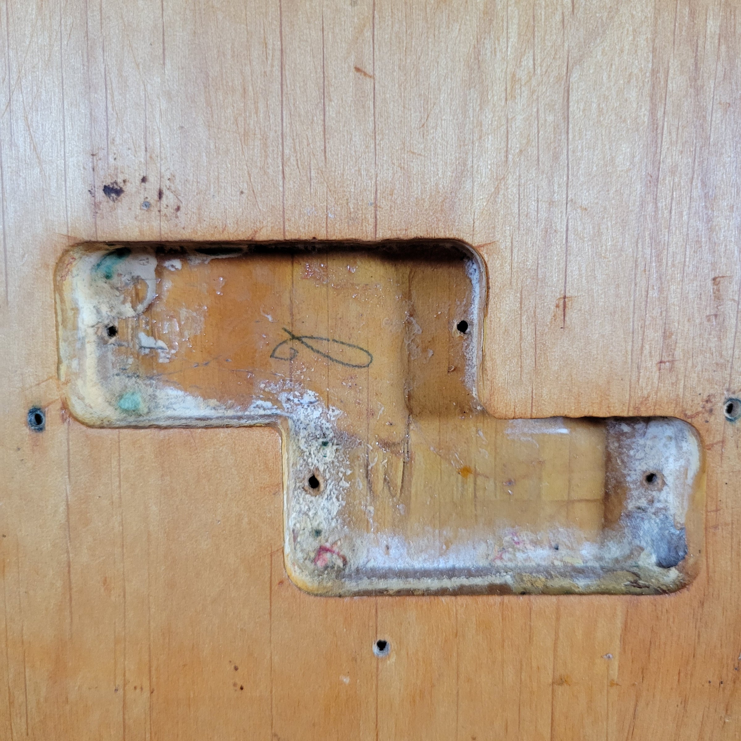 1972 Fender Precision Bass Body, Stripped, with Strap Buttons — Good