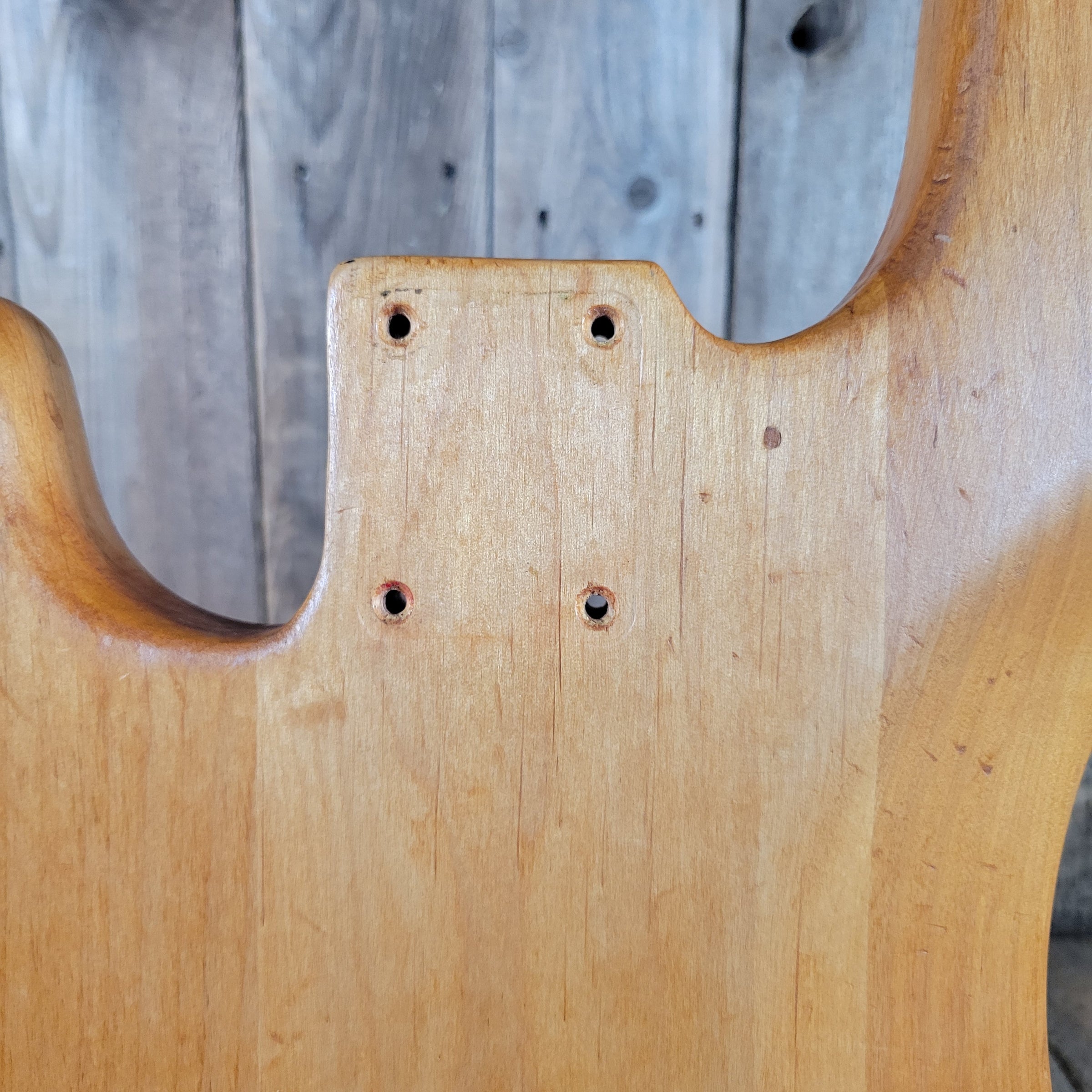 1972 Fender Precision Bass Body, Stripped, with Strap Buttons — Good
