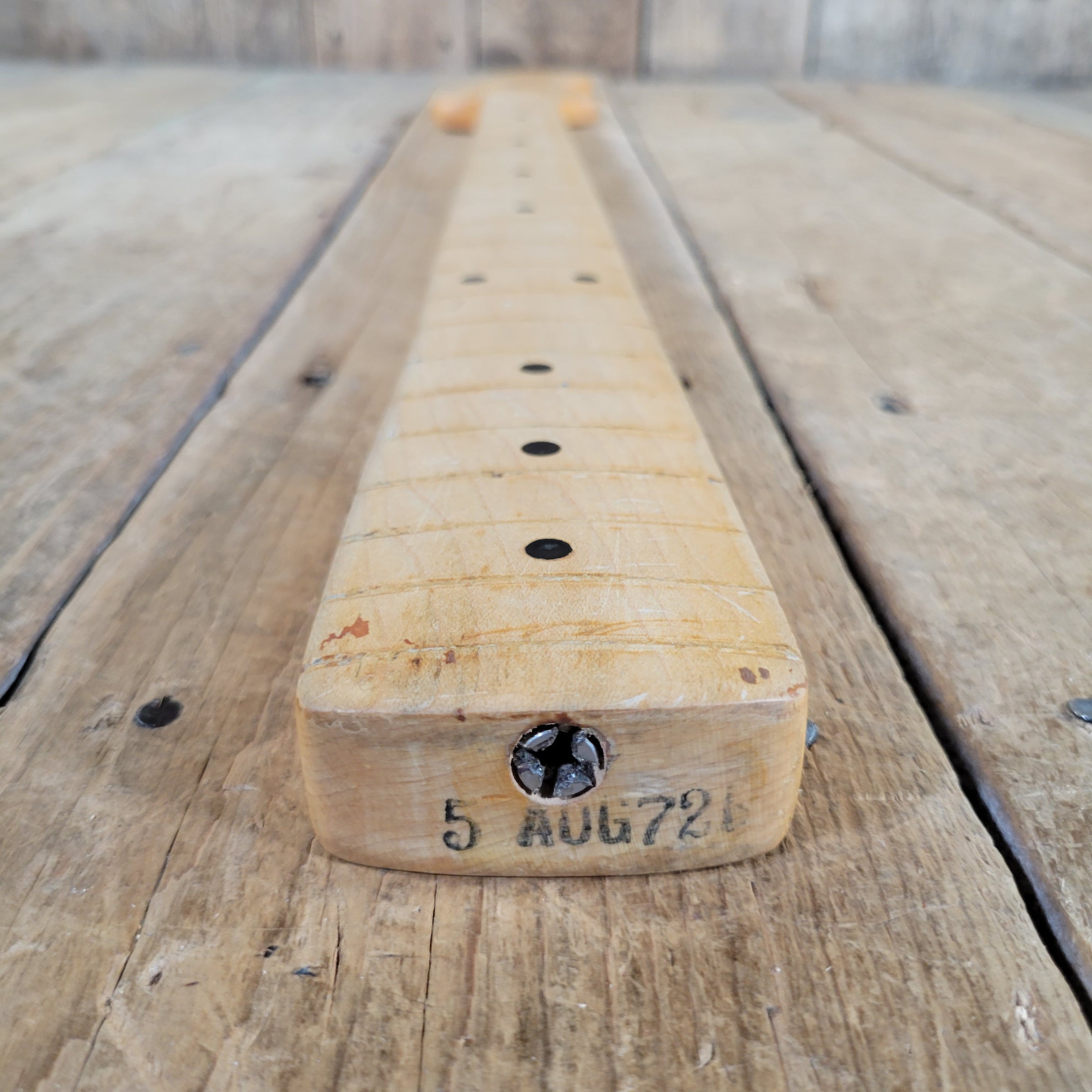 1972 Fender Precision Bass Neck, Heavily Altered, Poor