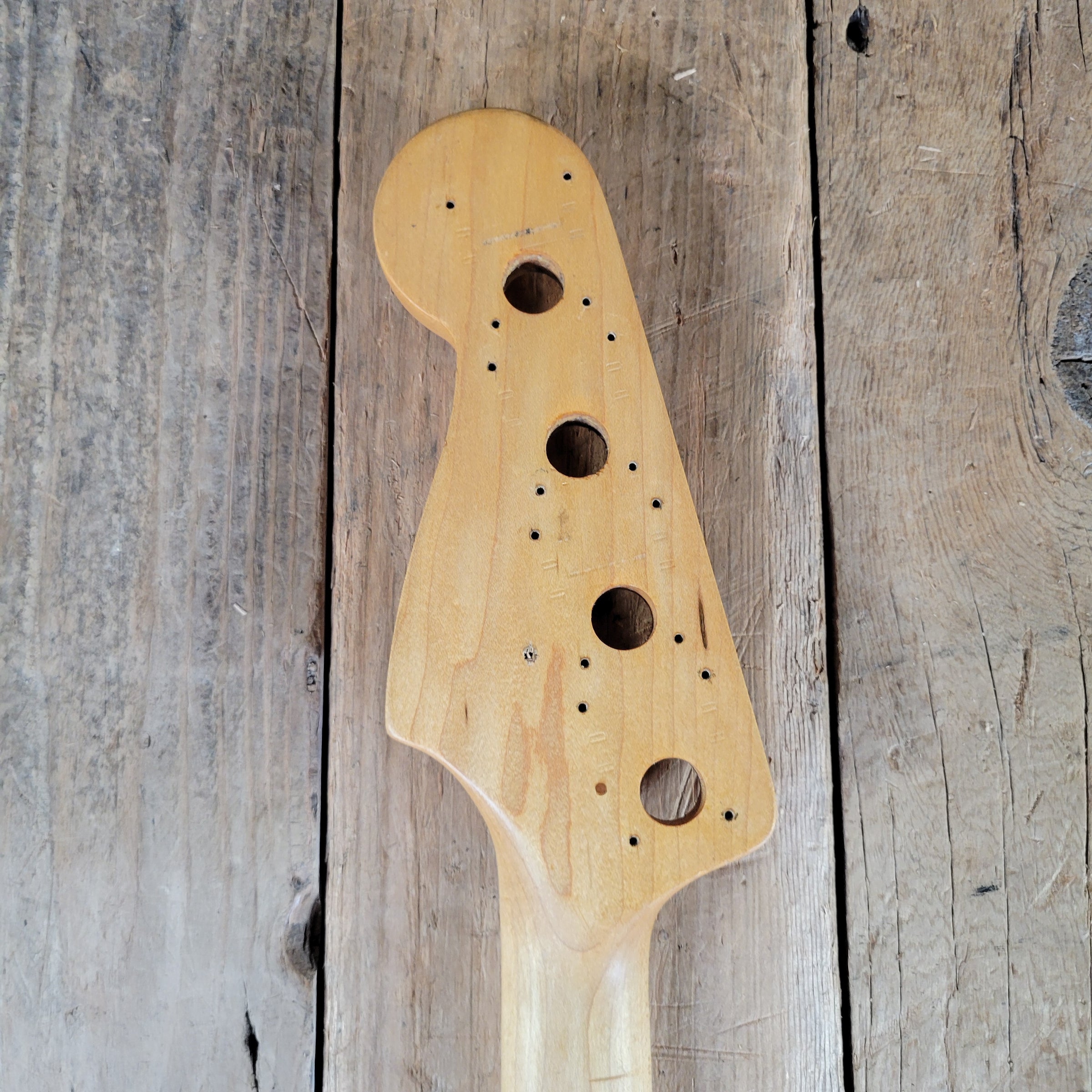 1972 Fender Precision Bass Neck, Heavily Altered, Poor