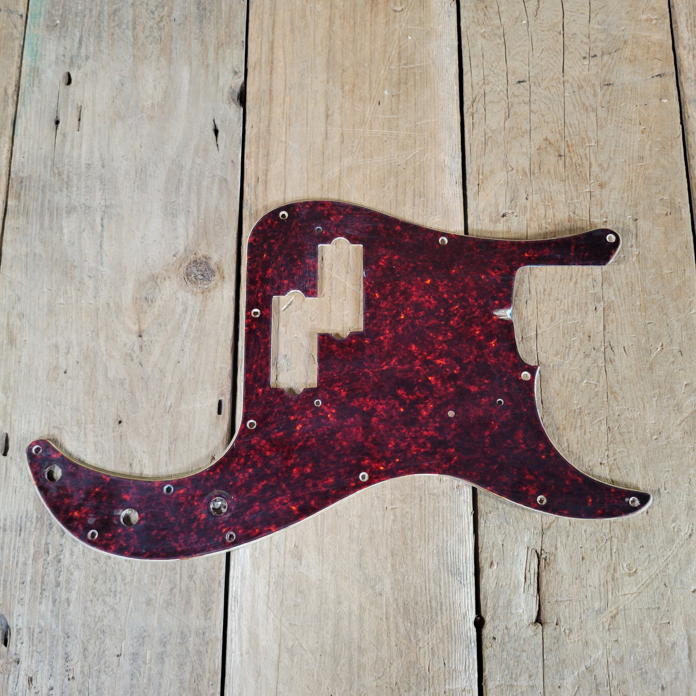 1972 Fender Precision Bass Tortoise Pickguard, Good