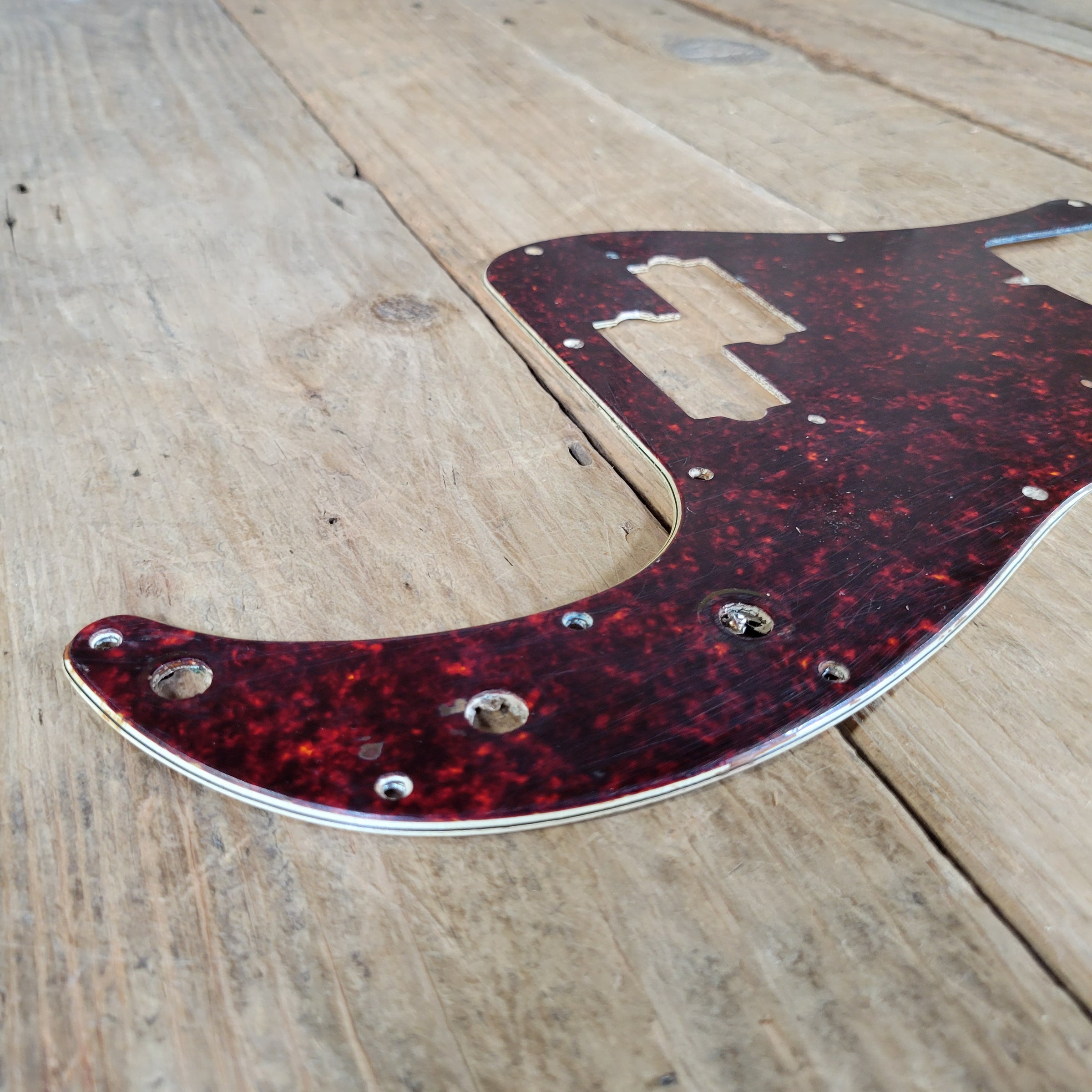 1972 Fender Precision Bass Tortoise Pickguard, Good