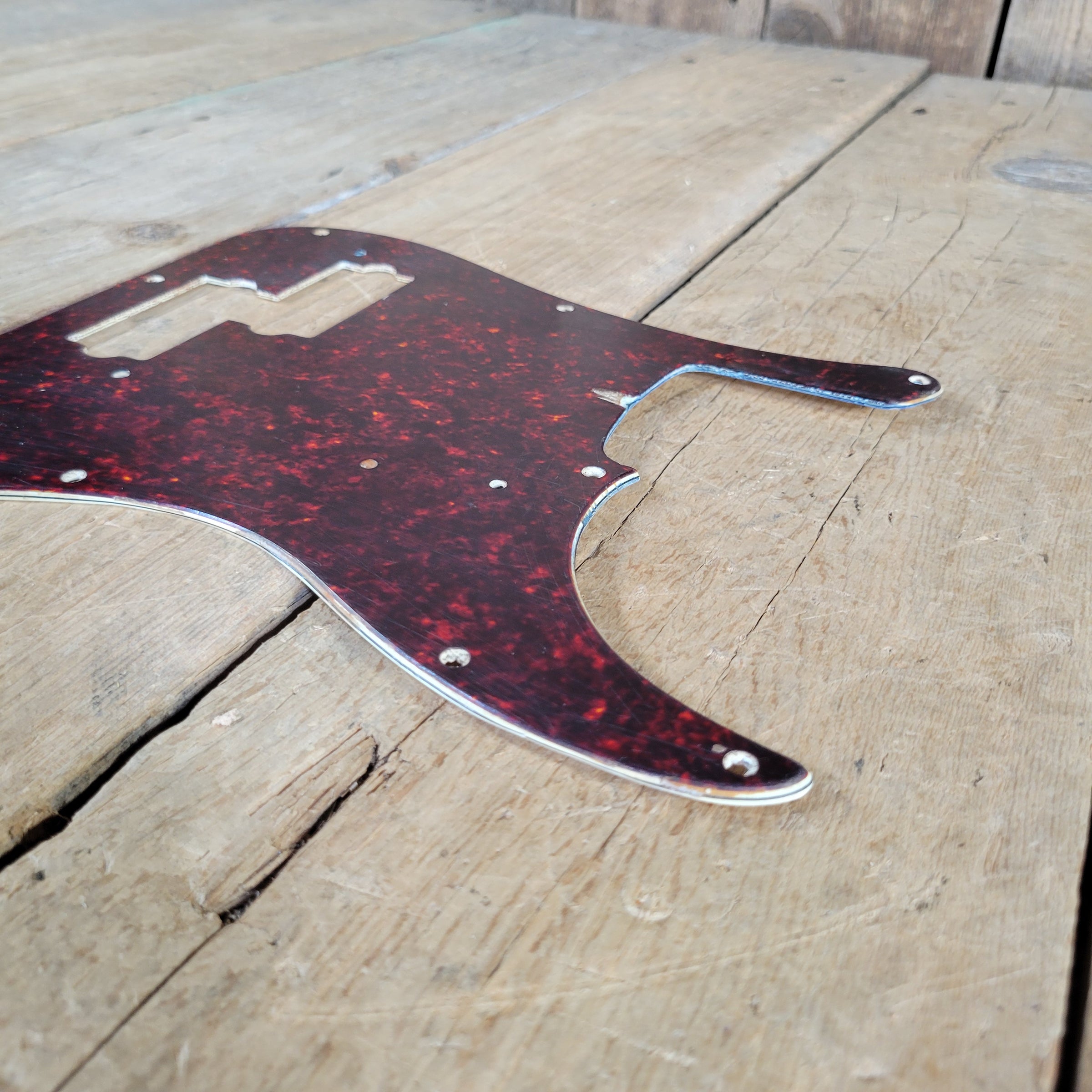 1972 Fender Precision Bass Tortoise Pickguard, Good