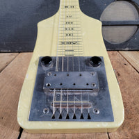 Supro Early 1930s Lap Steel & As Is National Amp in Case, Very Good