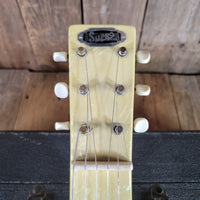 Supro Early 1930s Lap Steel & As Is National Amp in Case, Very Good