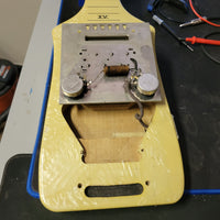 Supro Early 1930s Lap Steel & As Is National Amp in Case, Very Good