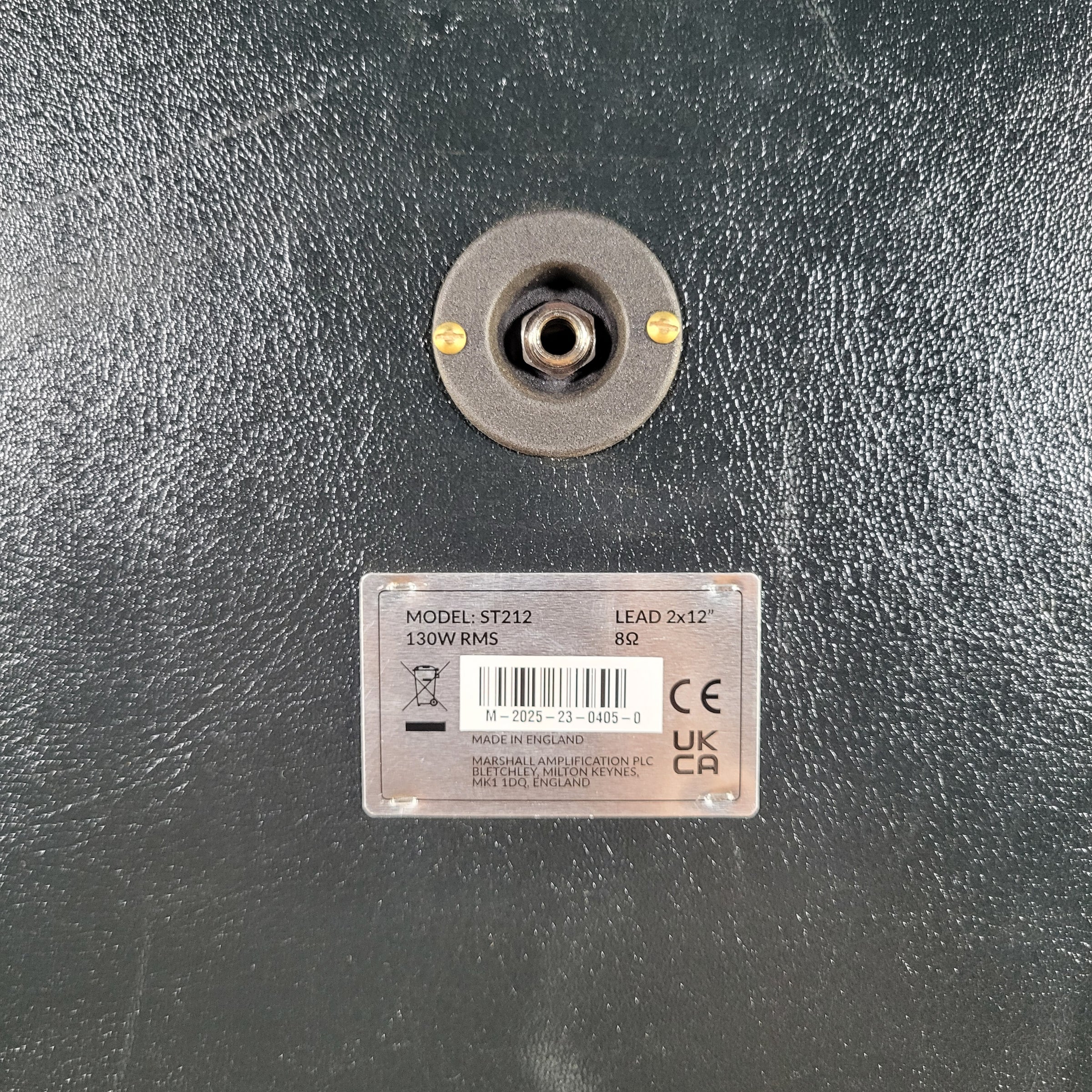 Marshall 2025 JTM ST212 Lead 2x12" Cabinet Casters Added, Very Good