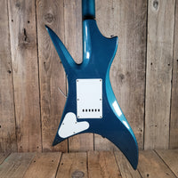 Mako 1981 Exotec XK-4 Guitar Metallic Blue w/Original Case, Very Good