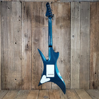 Mako 1981 Exotec XK-4 Guitar Metallic Blue w/Original Case, Very Good