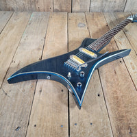 Mako 1981 Exotec XK-4 Guitar Metallic Blue w/Original Case, Very Good